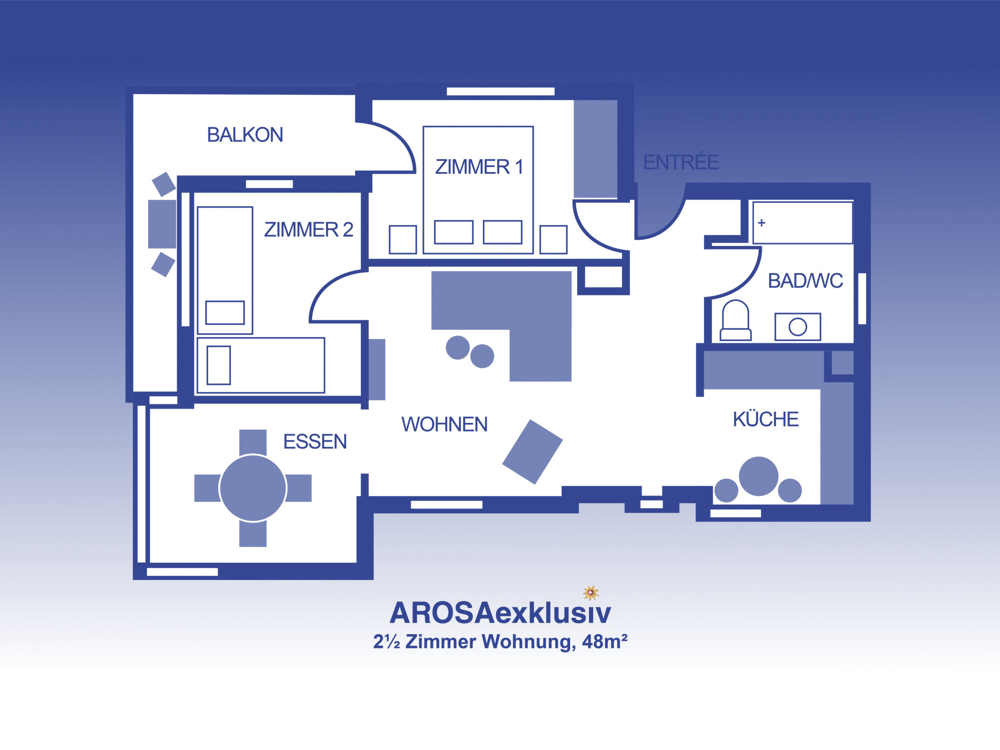 interhome-Haus Brosi Appartement/Fewo, Bad, WC, 4-Bettwohnung