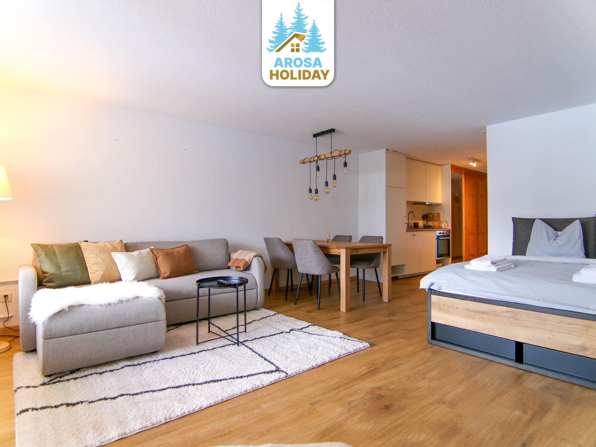 interhome-Rothornblick 50 by Arosa Holiday Appartement/Fewo, Badewanne, 6-Bettwohnung