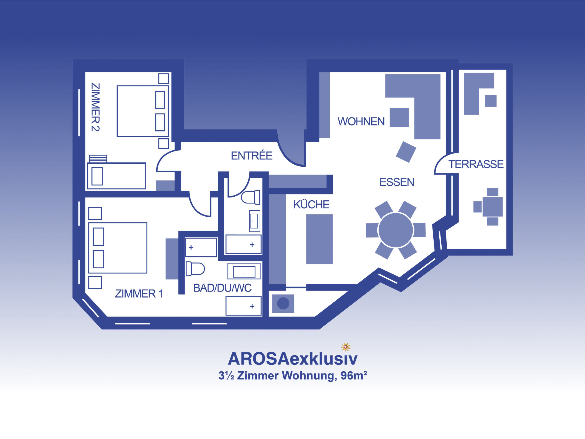 interhome-Valletta Appartement/Fewo, Dusche oder Bad, WC, 6-Bettwohnung