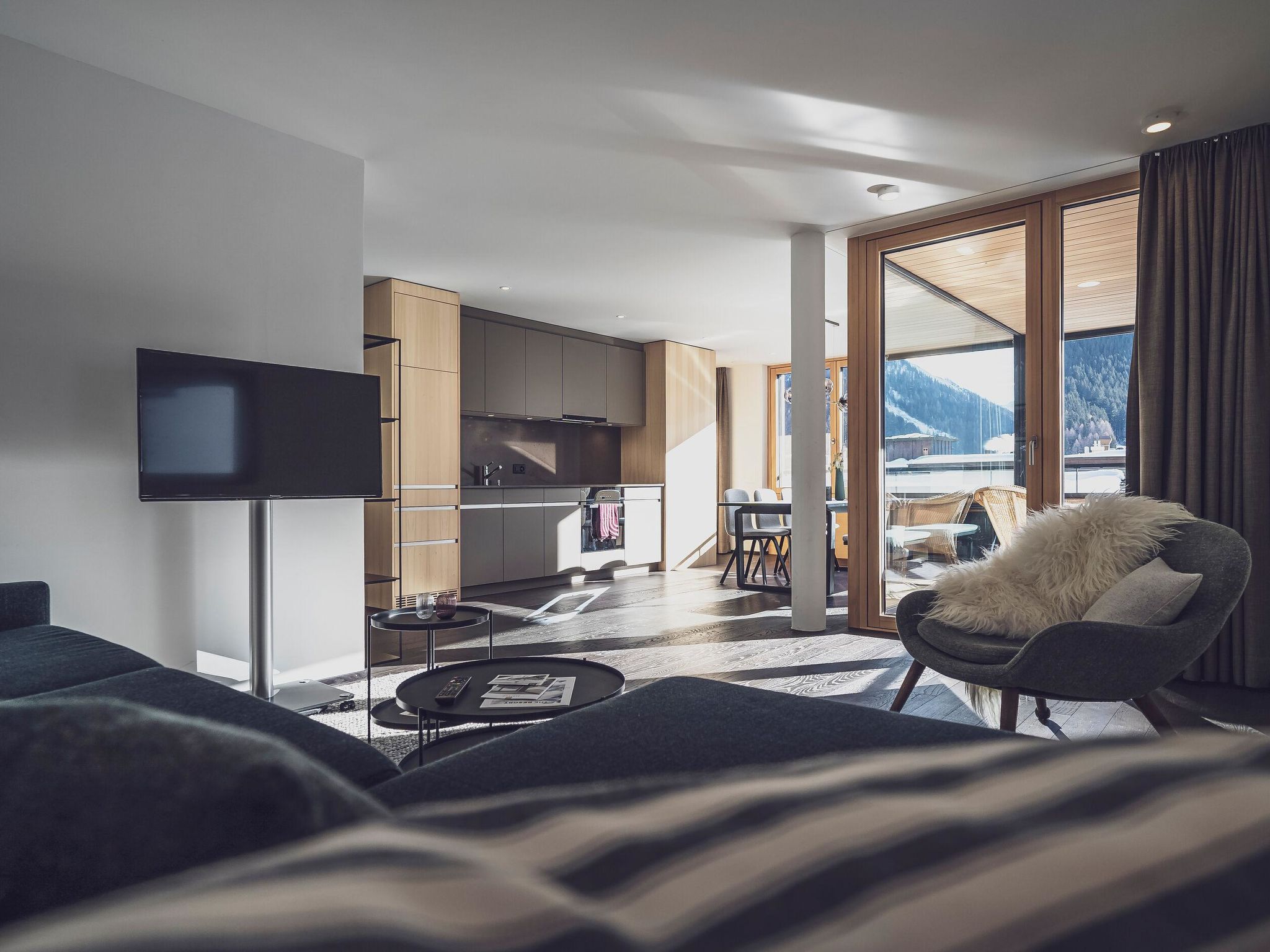 interhome-Parsenn Resort Appartement/Fewo, Dusche, WC, 2 Schlafräume 3½-Zimmerwohnung