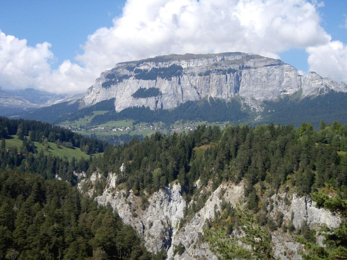 Abrisskante Flimser Bergsturz