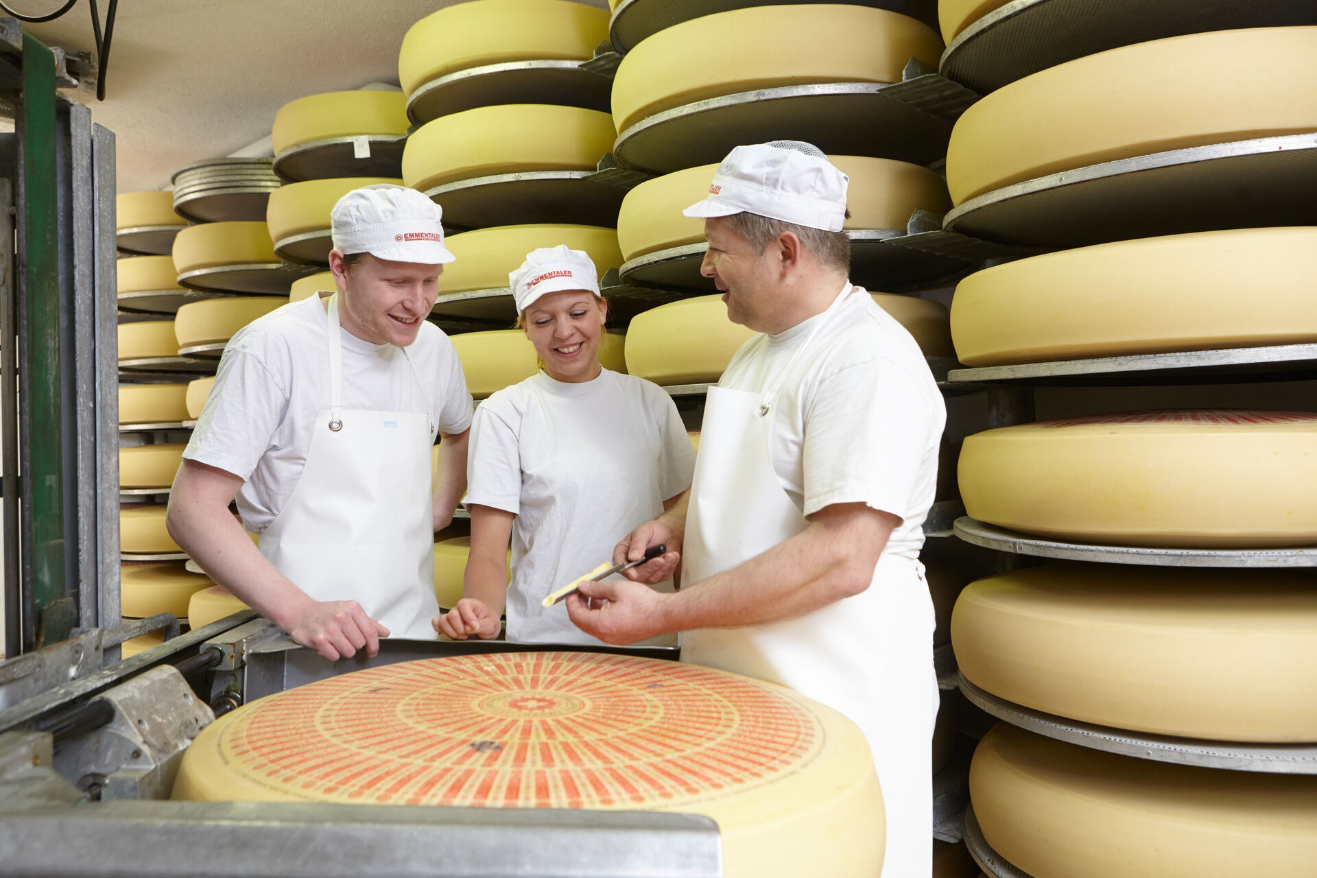 View into the village cheese dairy