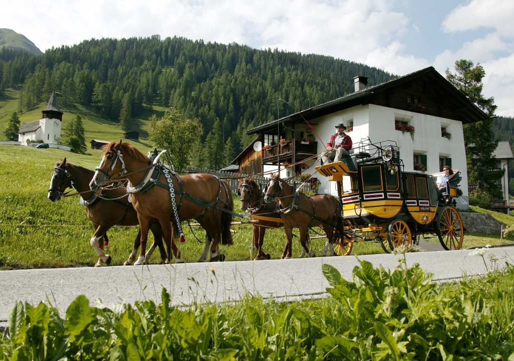 Pferdekutschen Davos Klosters