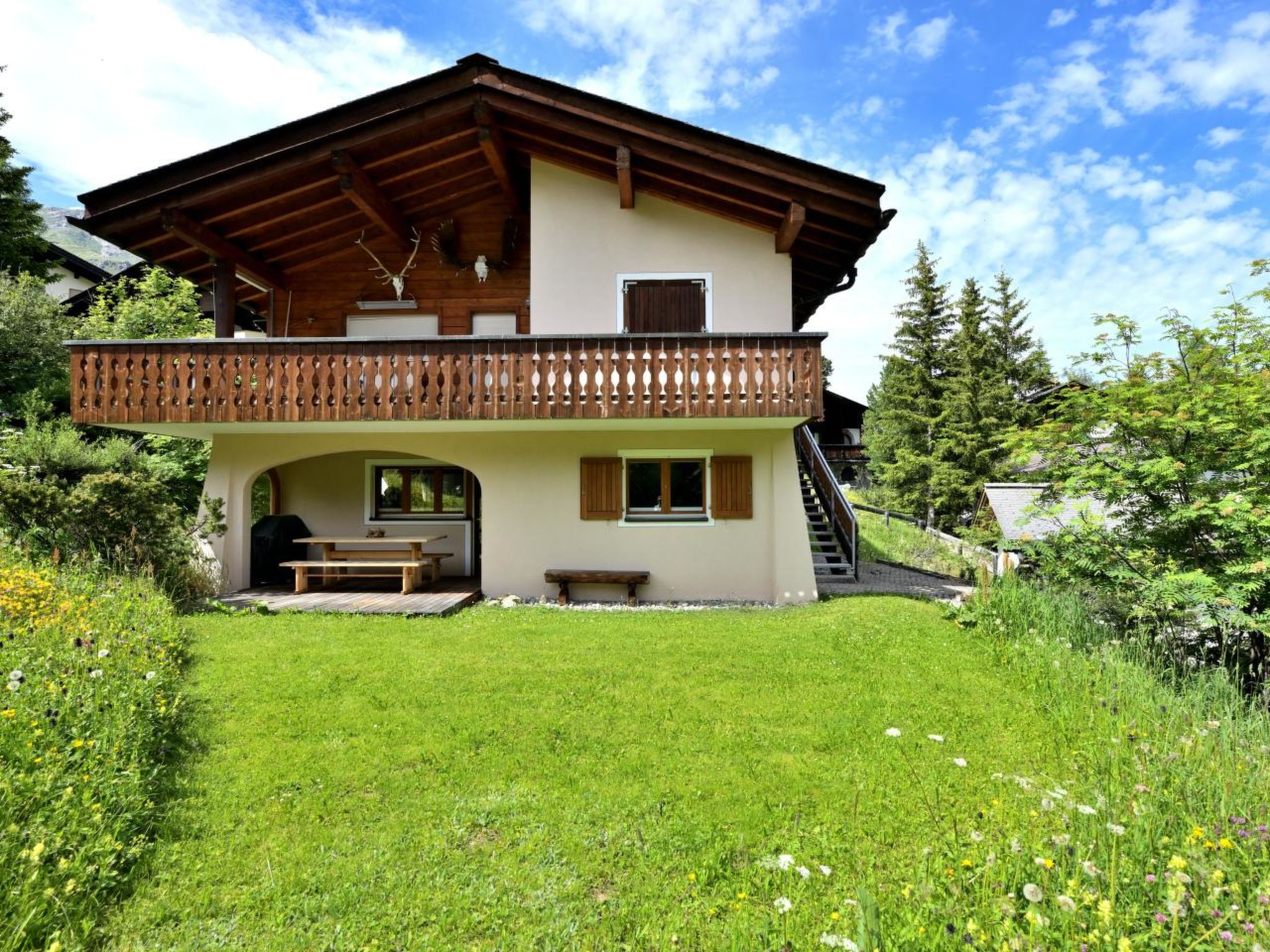 interhome-Hölzerhütte Appartement/Fewo, Dusche oder Bad, WC, 5-Bettwohnung