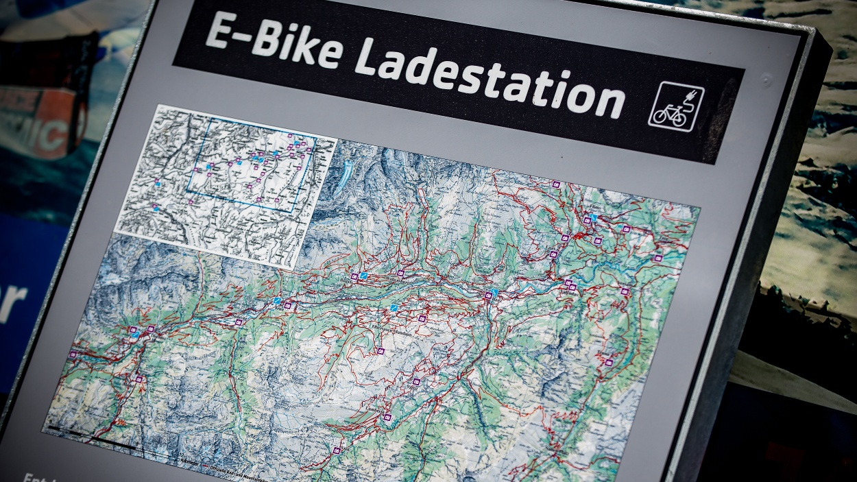 E-Bike Ladestation, Brigels