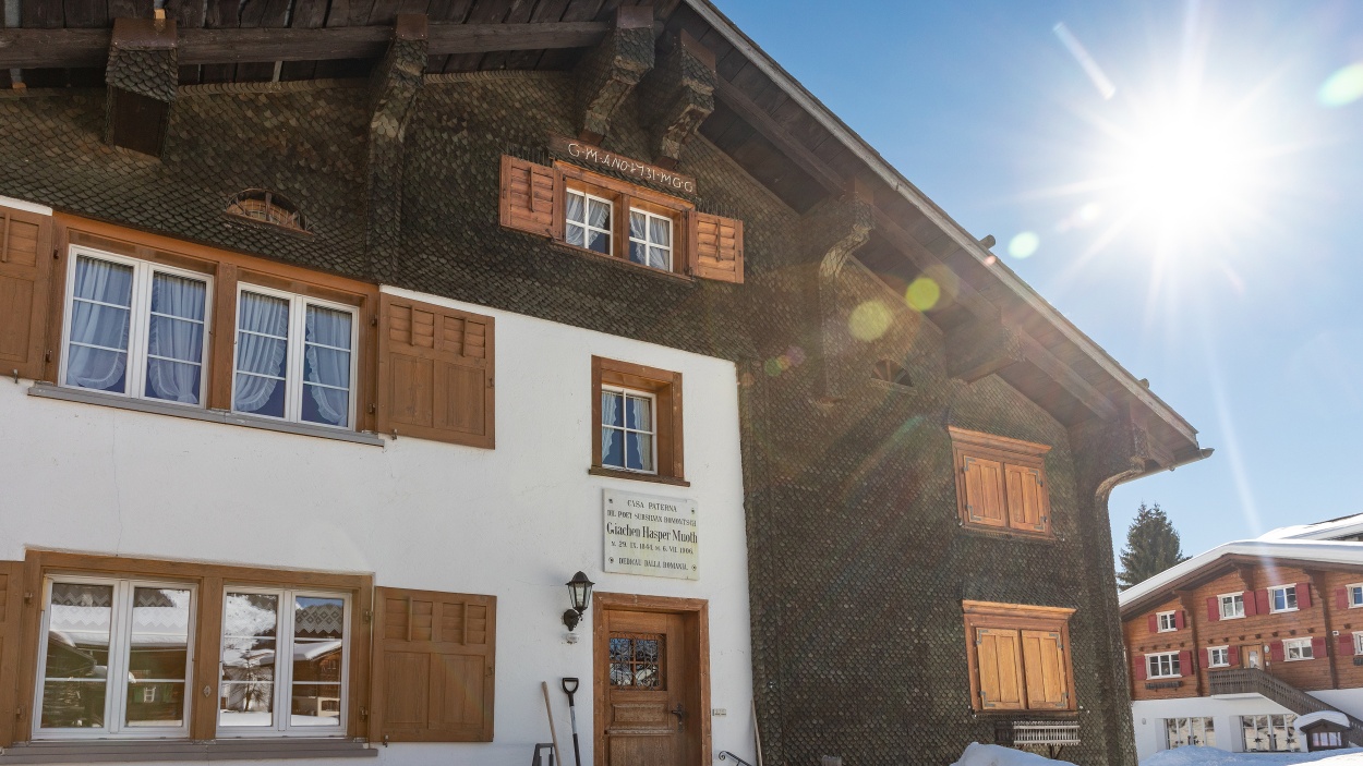 Geburtshaus des Dichters Giacun Hasper Muoth, Brigels