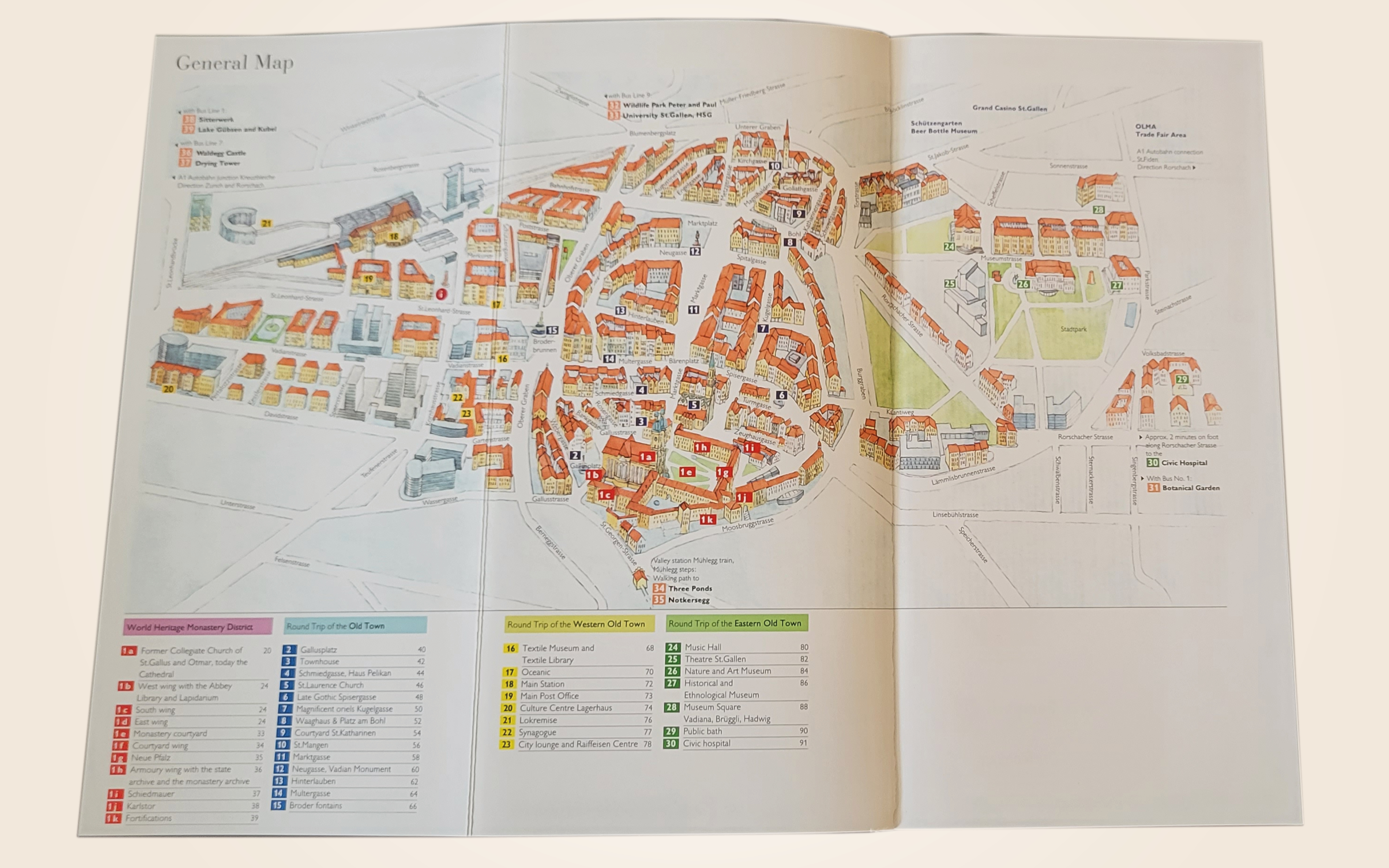 City Guide englisch Map