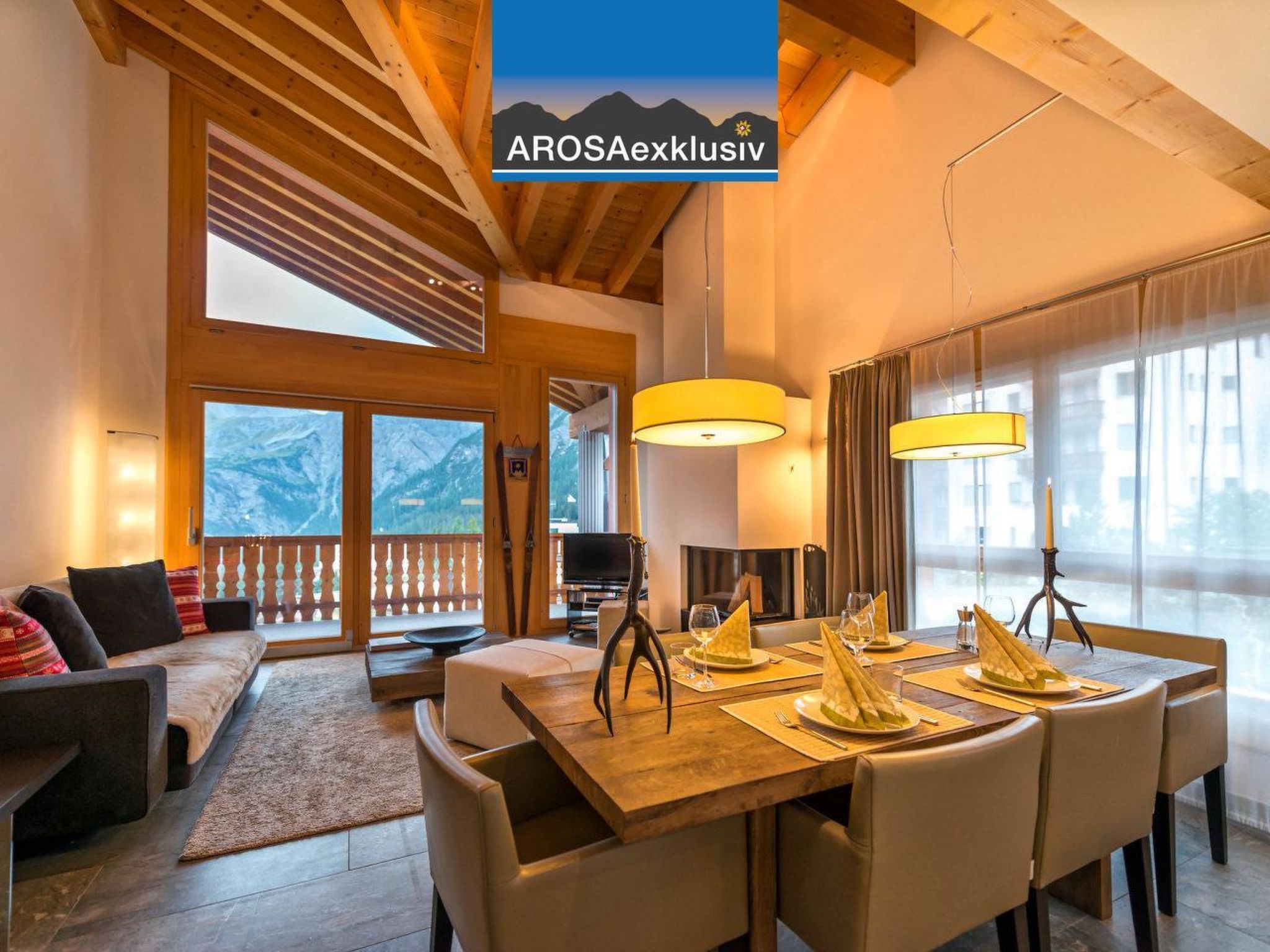 interhome-Panoramablick Appartement/Fewo, Bad, WC, 6-Bettwohnung