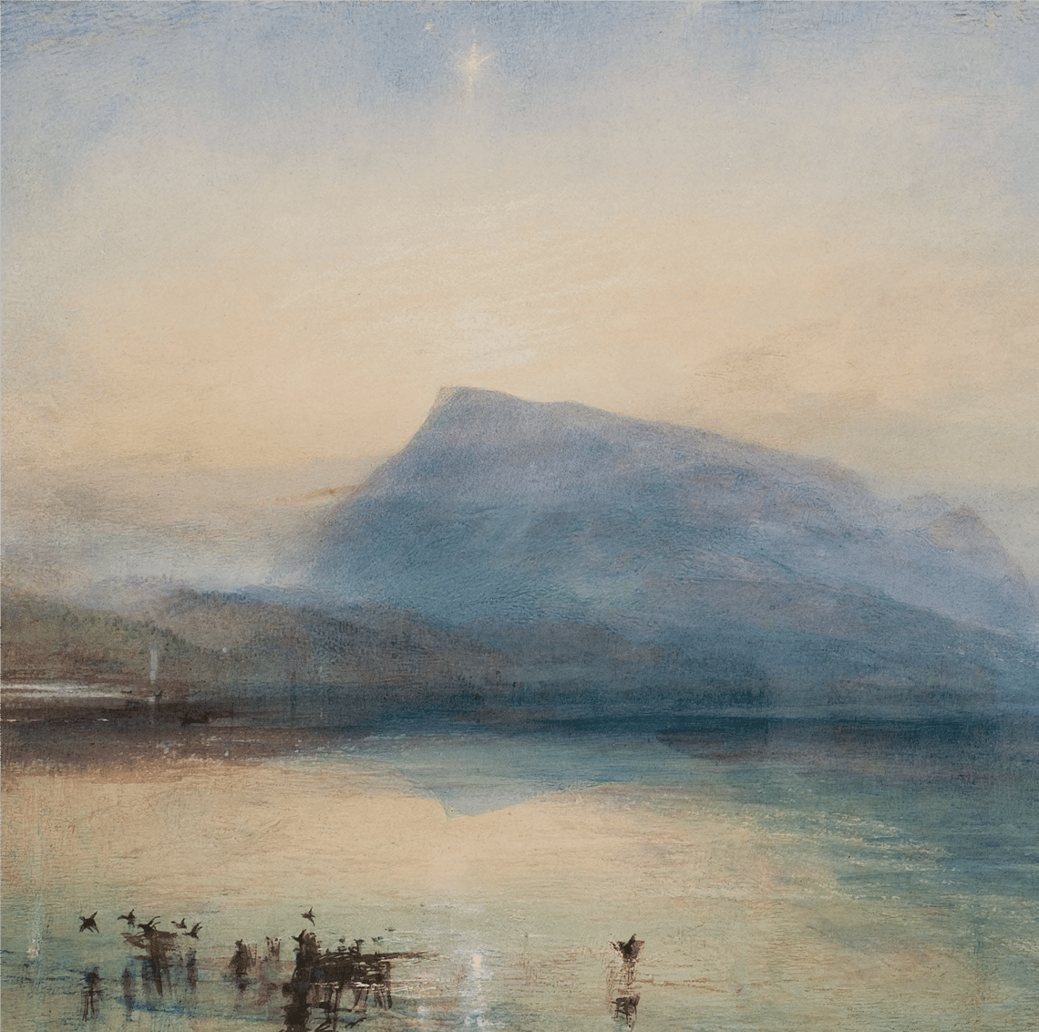 The Rigi - Aquarellmalerei von William Turner