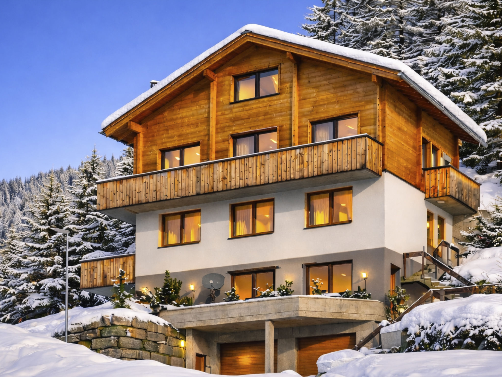 interhome-SWISS Chalet Bergoasa Appartement/Fewo, Dusche und Bad, WC, 4-Bettwohnung