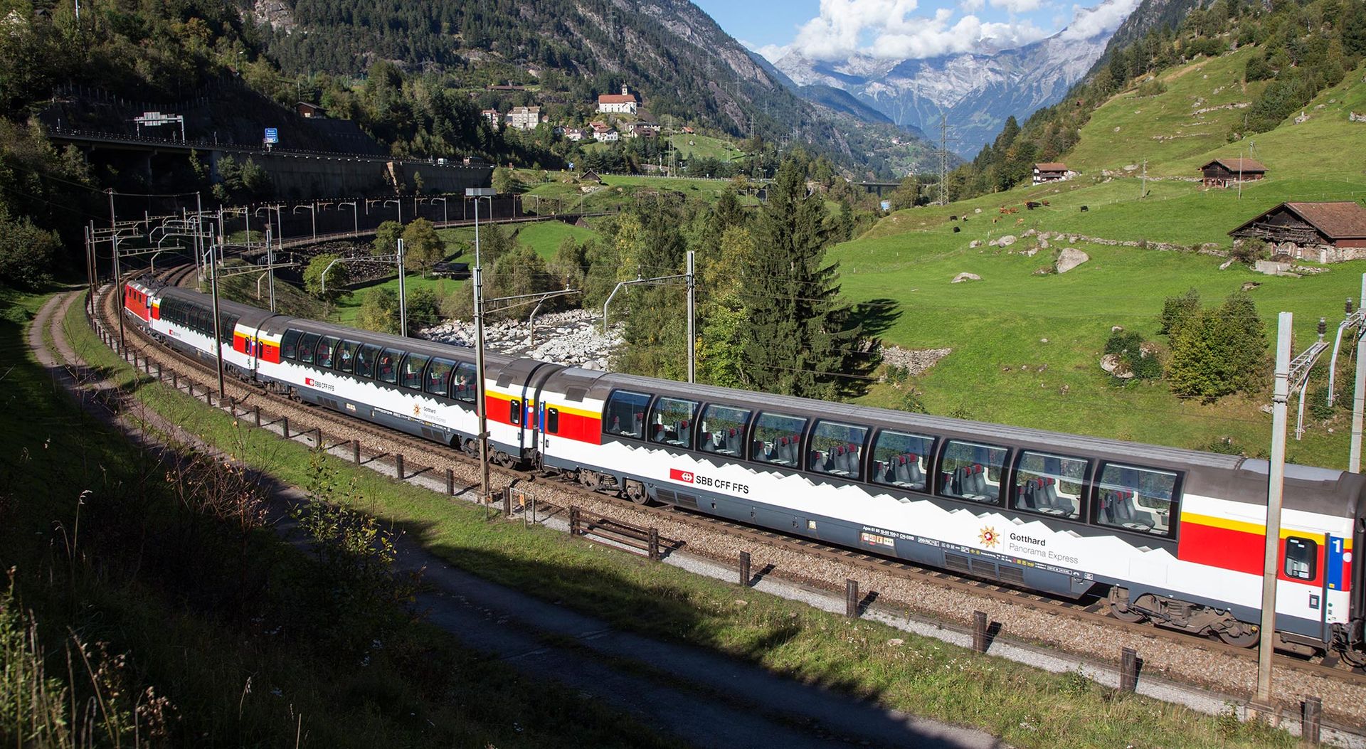 Gotthard Panorama Express in Wassen