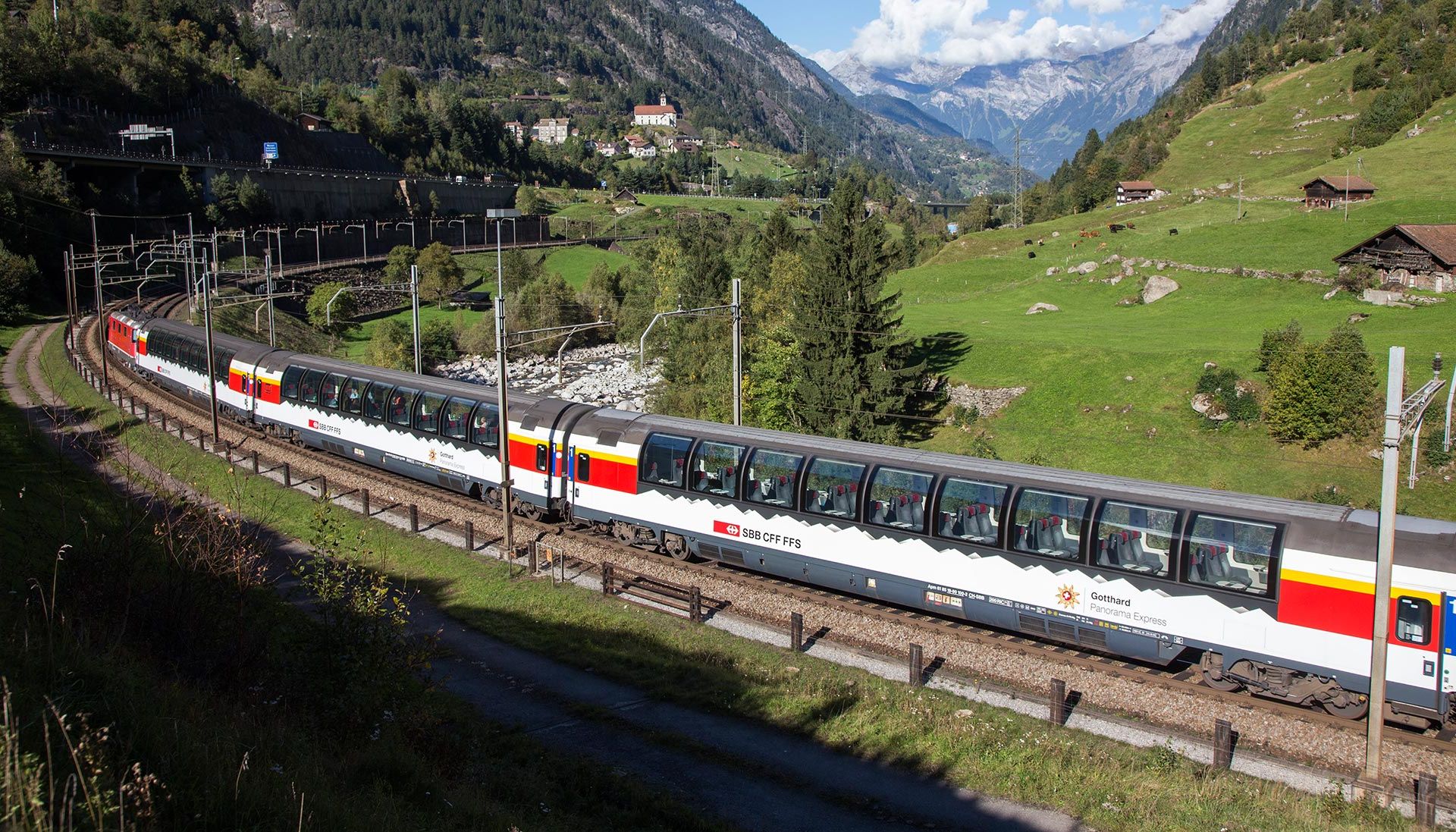 Gotthard Panorama Express in Wassen