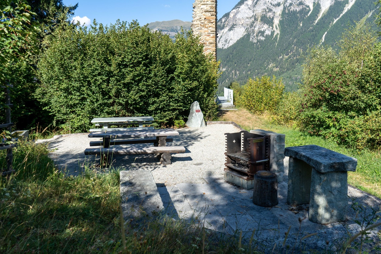 Cagliatscha Castle fireplace