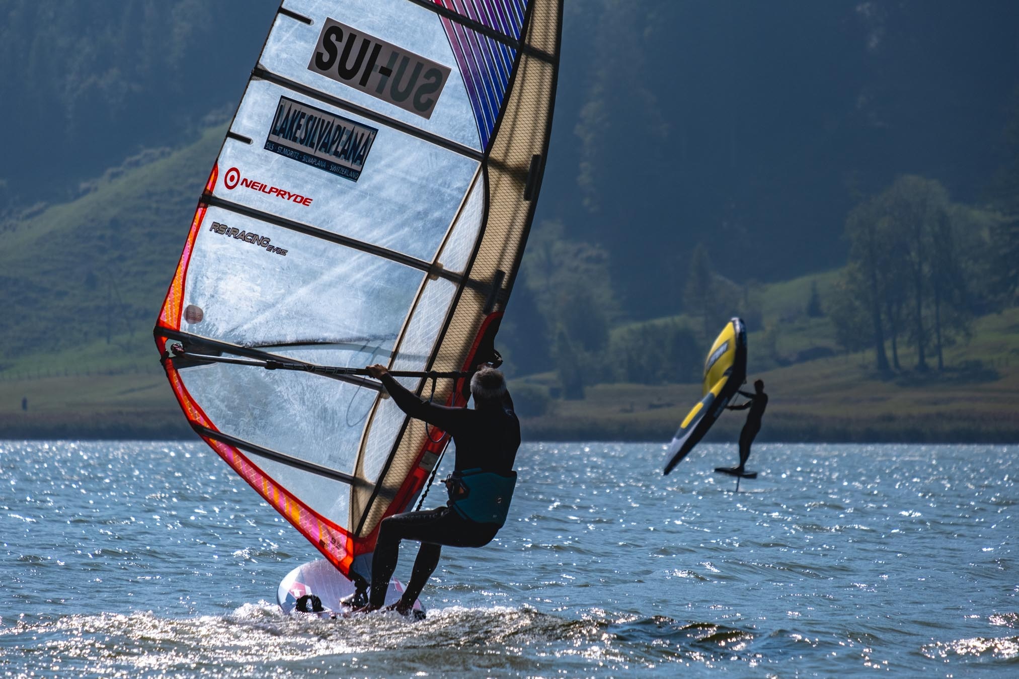 Surfen auf dem Ägerisee