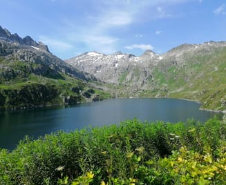 Aussicht auf den Lago di Lucendro