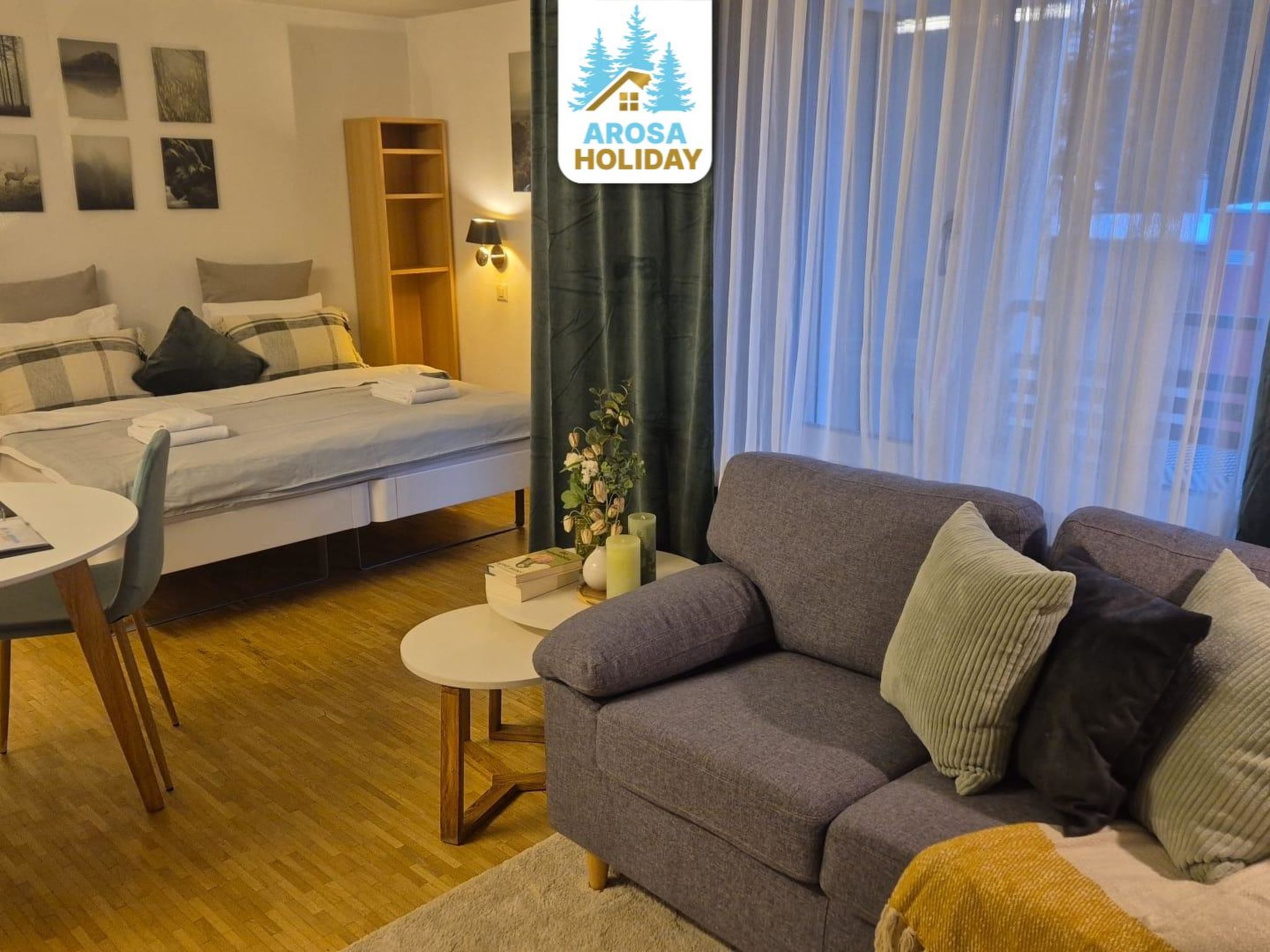interhome-Waldhof 4 by Arosa Holiday Appartement/Fewo, Dusche, WC, 2-Bettwohnung Waldhof 4