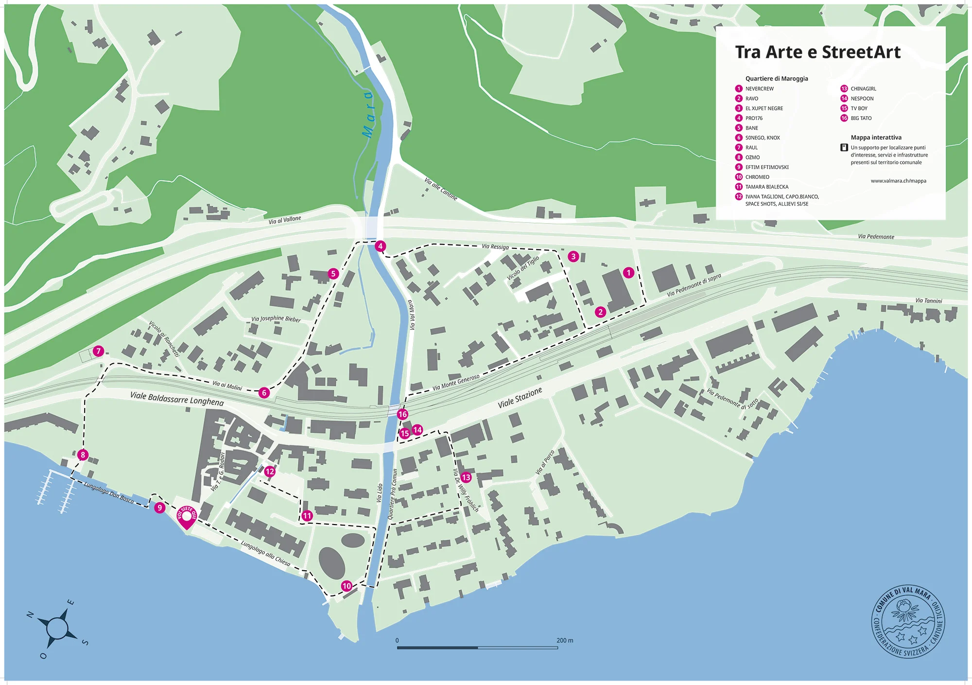 mys-Tra arte e street art-Mappa Tra Arte e StreetArt