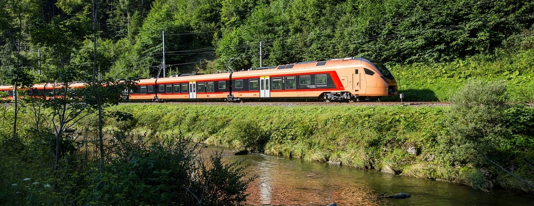 Voralpen-Express in Einsiedeln