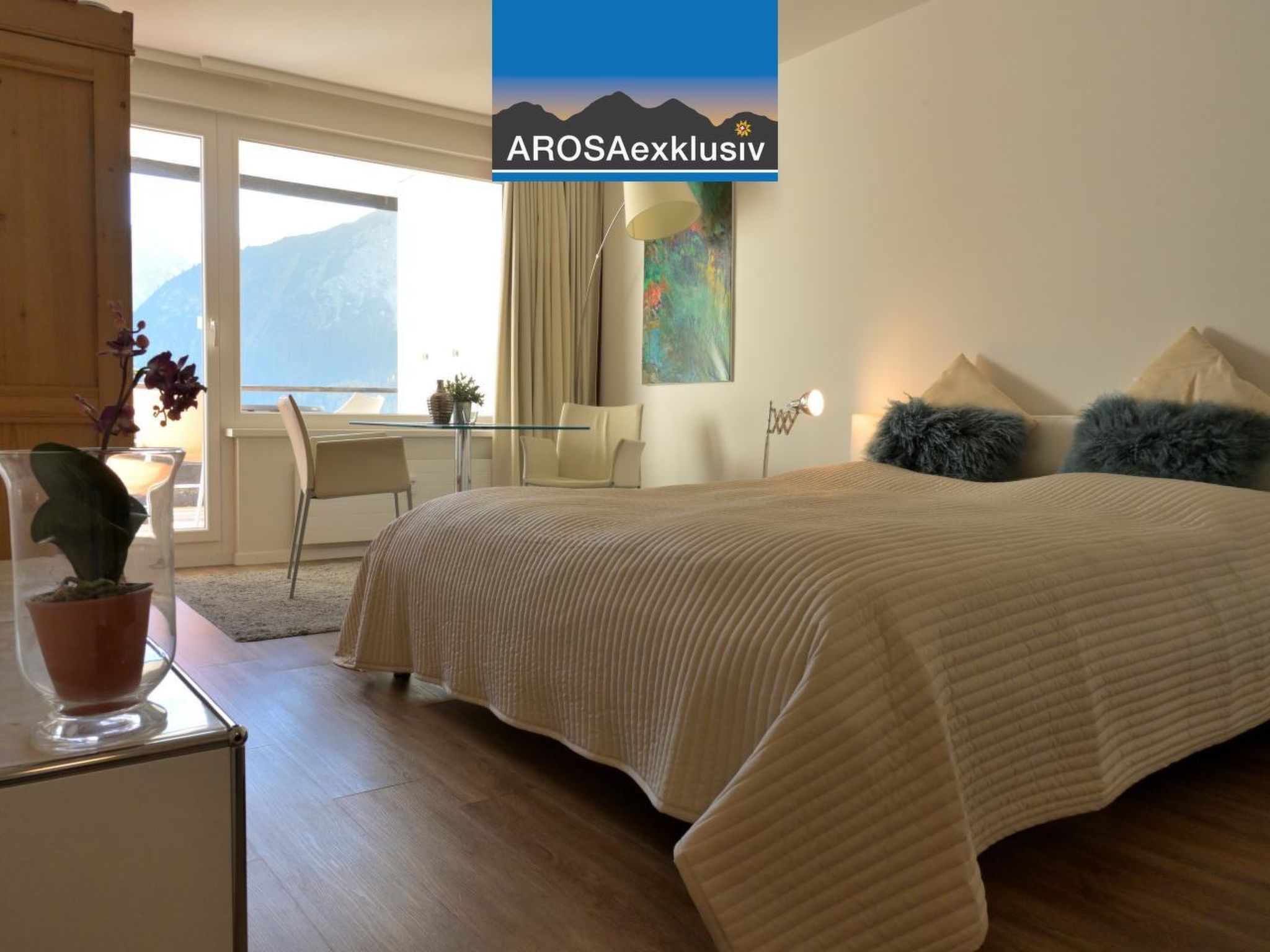 interhome-ArosaFlair Studio, Dusche, WC, Balkon