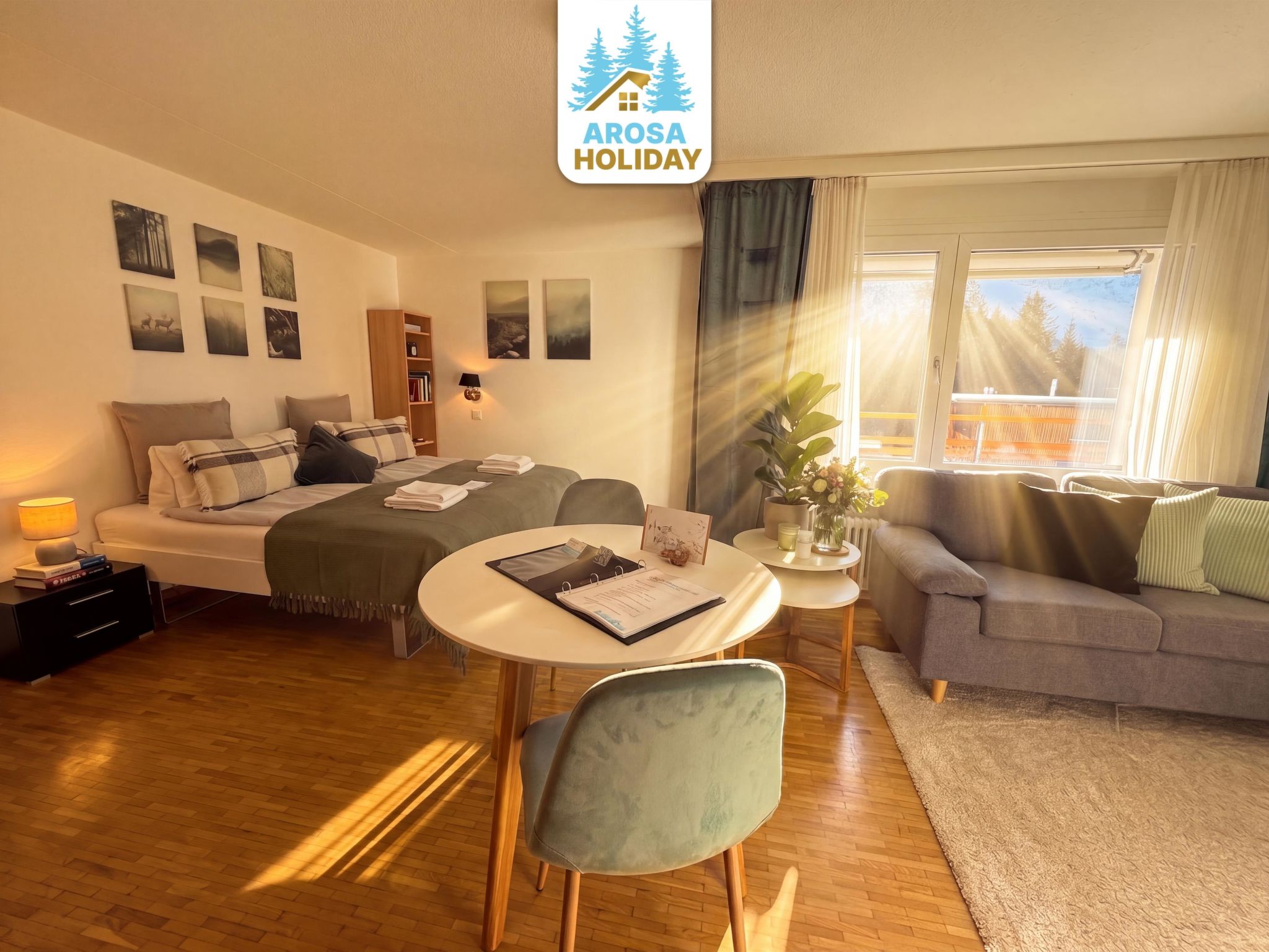interhome-Waldhof 4 by Arosa Holiday Appartement/Fewo, Dusche, WC, 2-Bettwohnung Waldhof 4