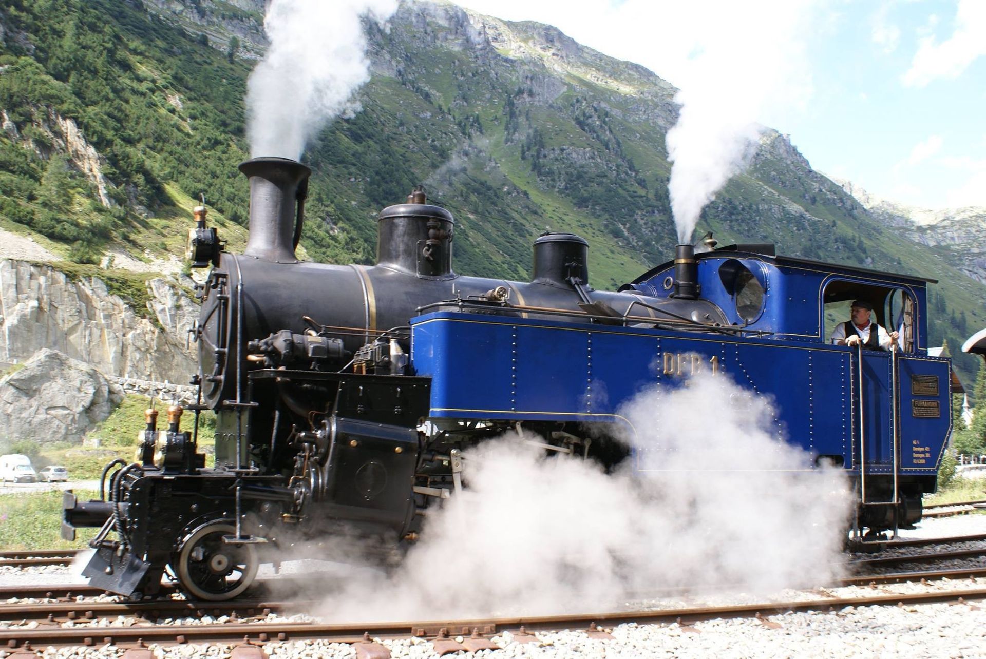 VFB-Innerschweiz- Blaue Lok
