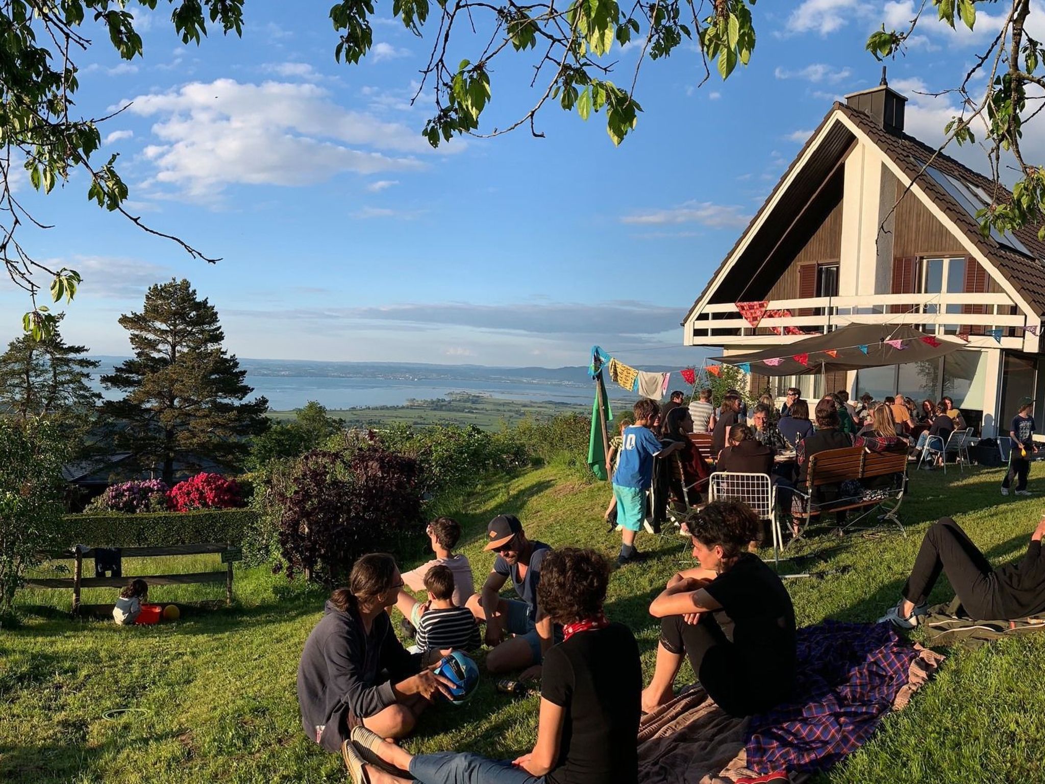 interhome-See in Sicht