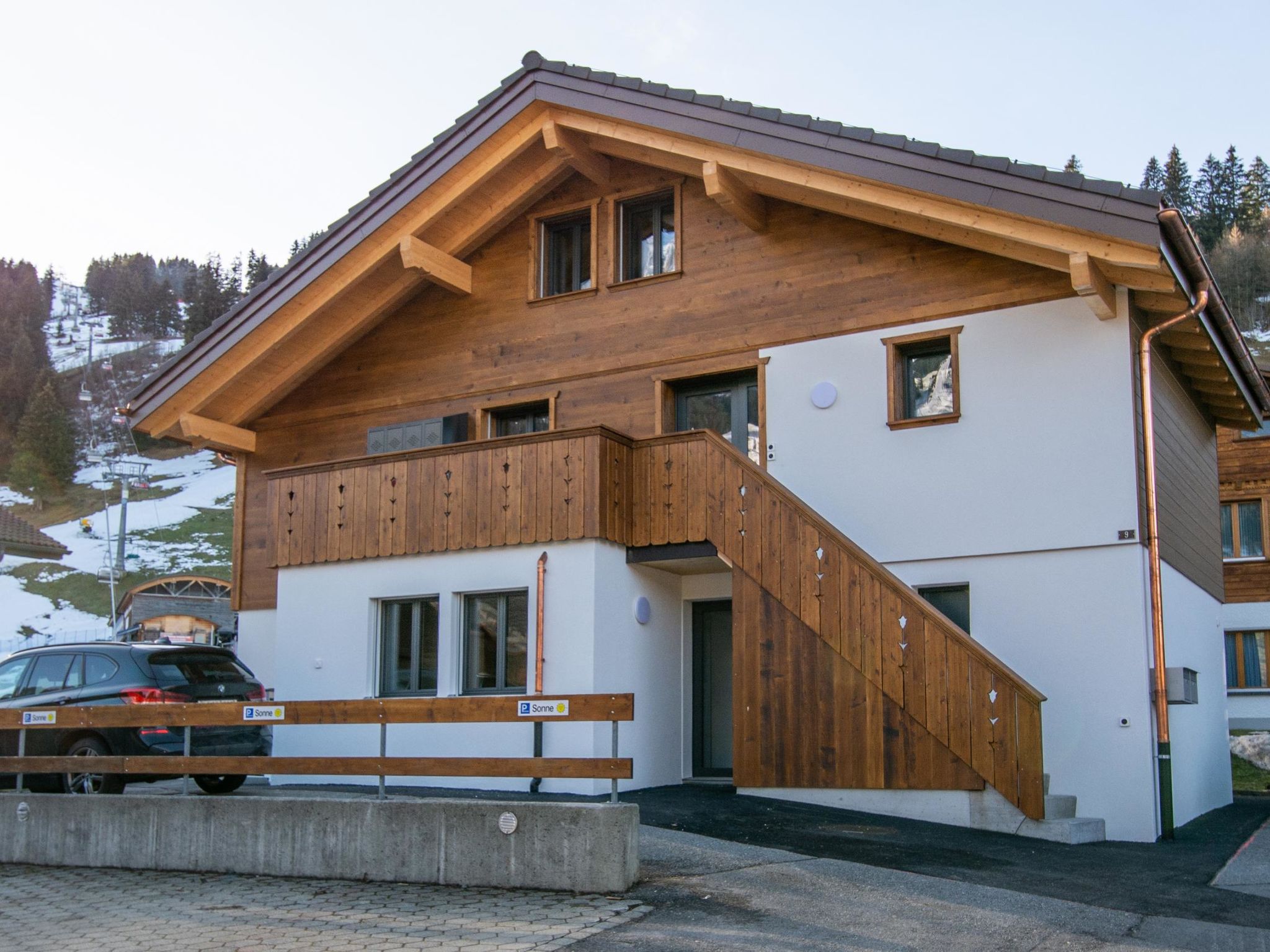 interhome-Chalet Sonne Appartement/Fewo, Dusche, WC, 2 Schlafräume 3-Zimmerwohnung