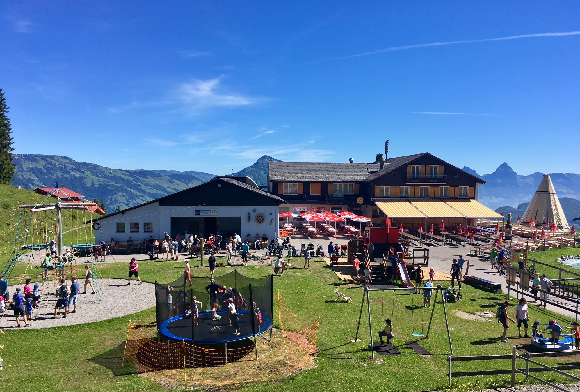 Mountain restaurant StockHütte