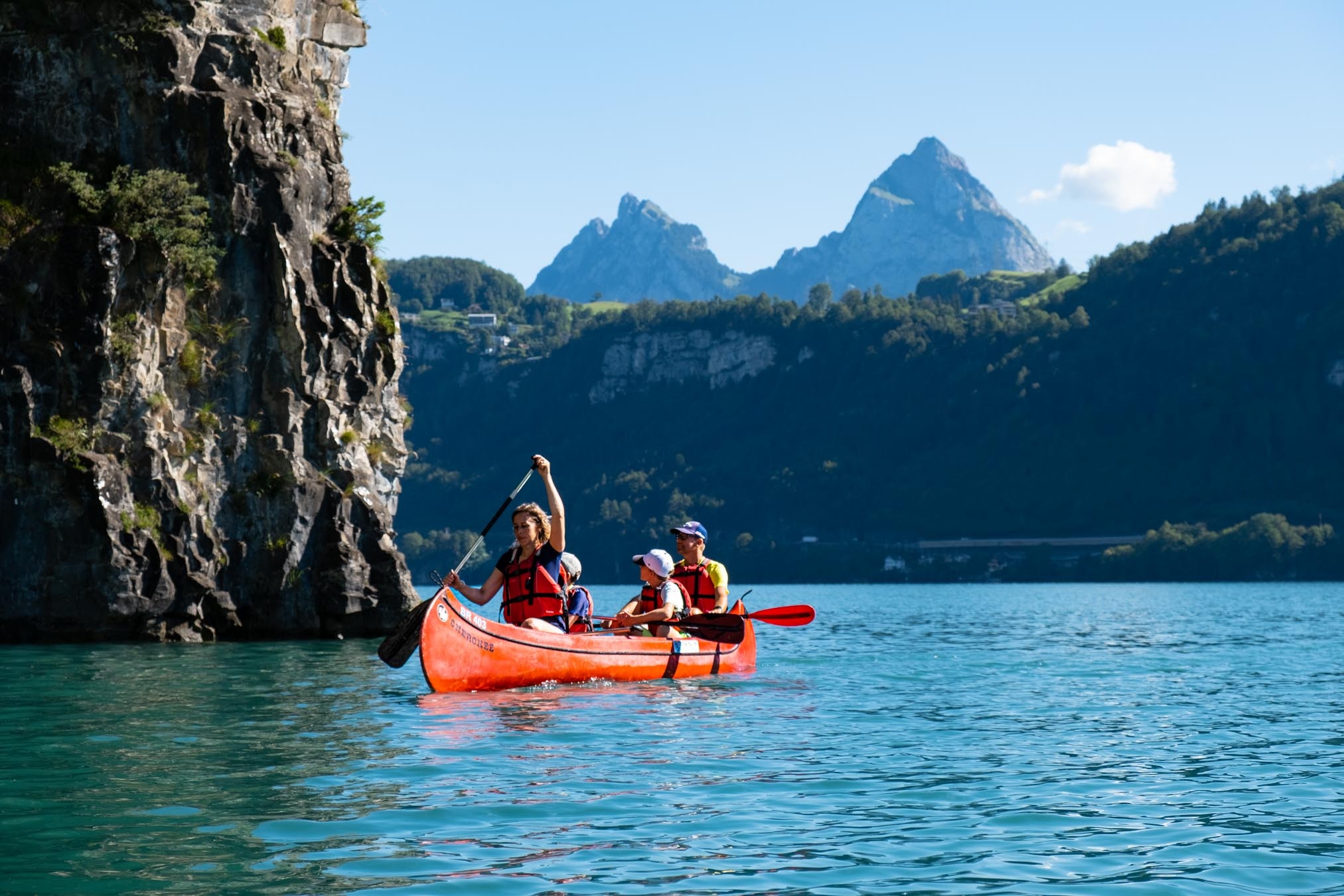 Vierwaldstättersee im Kanu