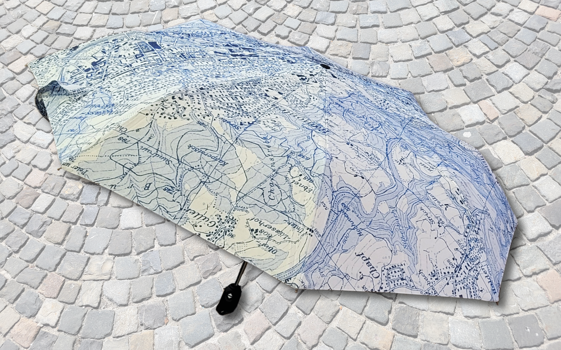 Akris-Schirm blau