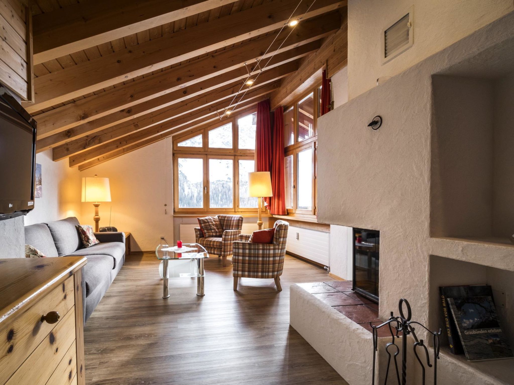 interhome-Tschuggenweg 14 Appartement/Fewo, Bad, WC, 5-Bettwohnung 5-Bettwohnung