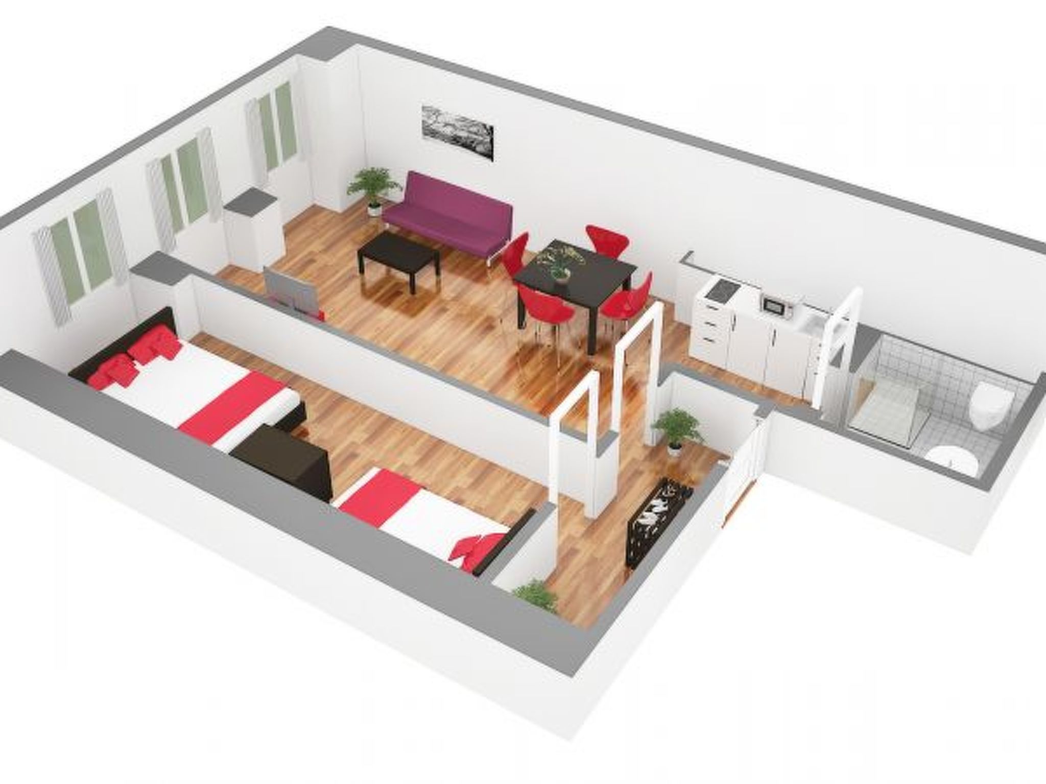 interhome-LU Saturn lll - Chapel Bridge HITrental Apartment