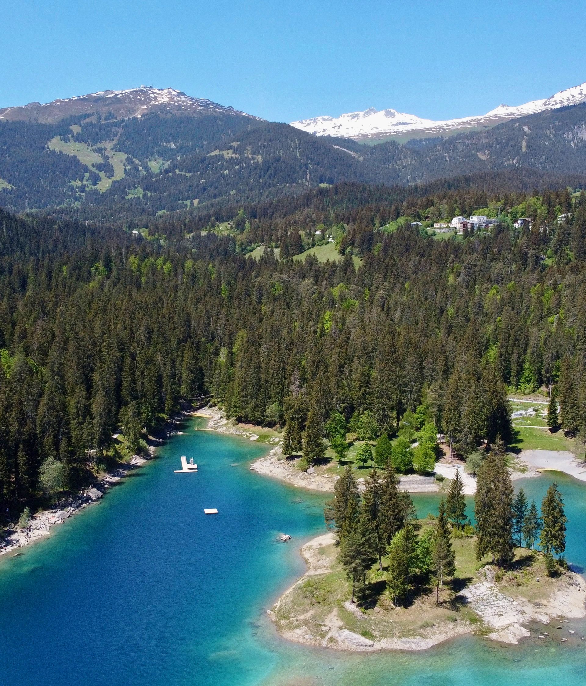 Excursion à Flims, au lac de Cauma, dans le canton des Grisons