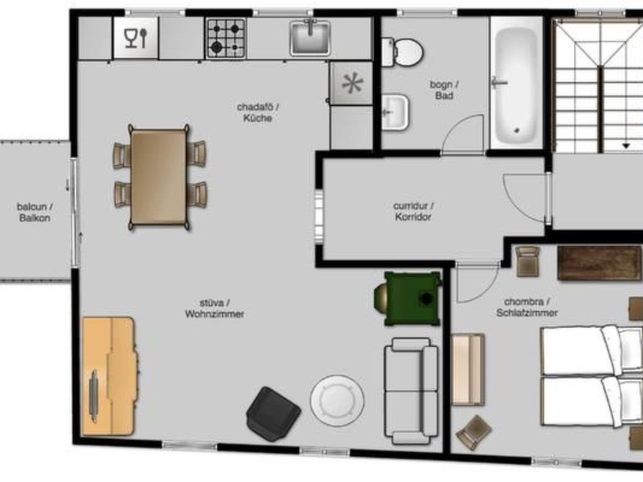 interhome-Chasa Tablà, (Guarda)