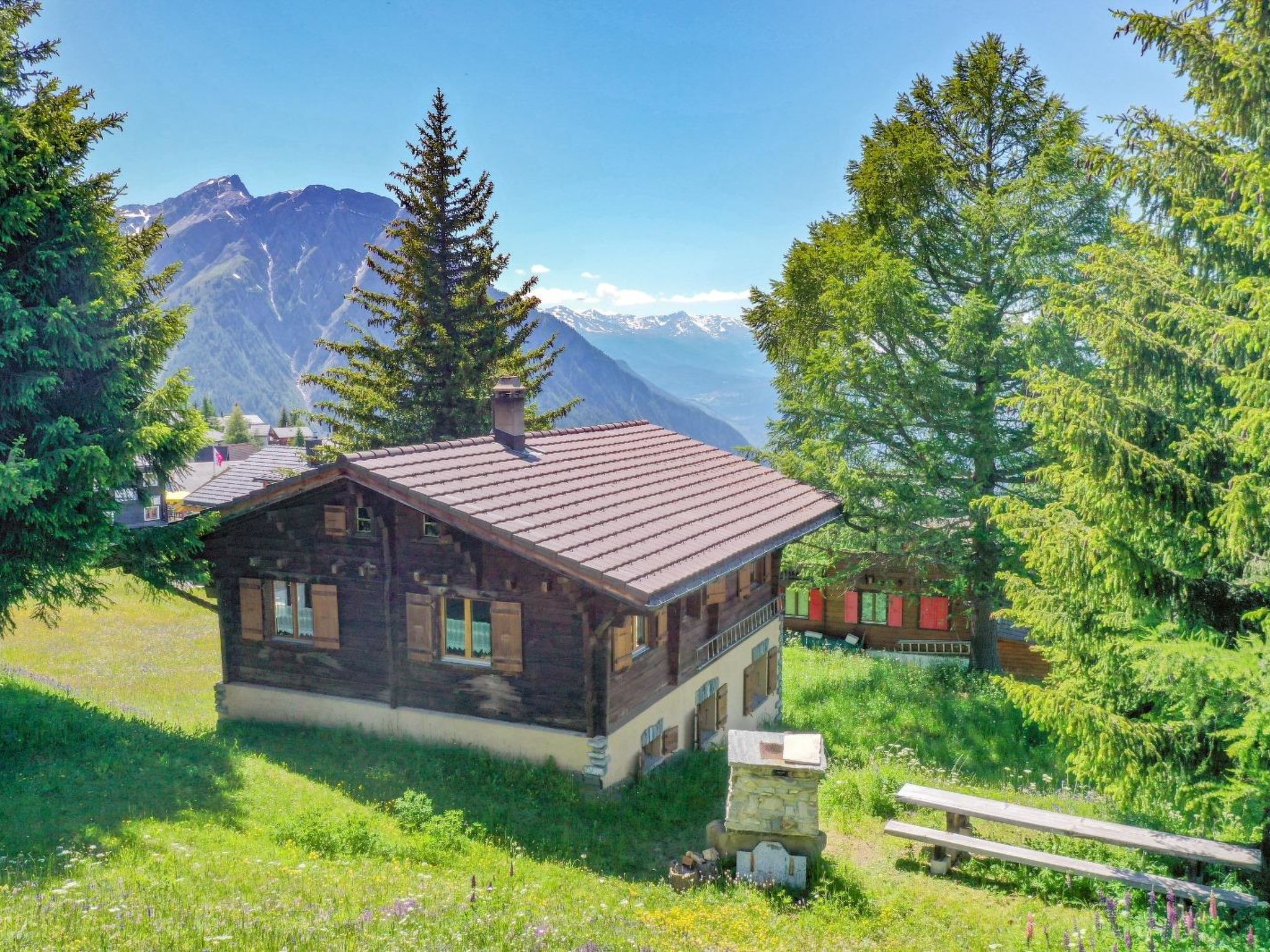 interhome-Chalet Leiggener Appartement/Fewo, Dusche Leiggener EG