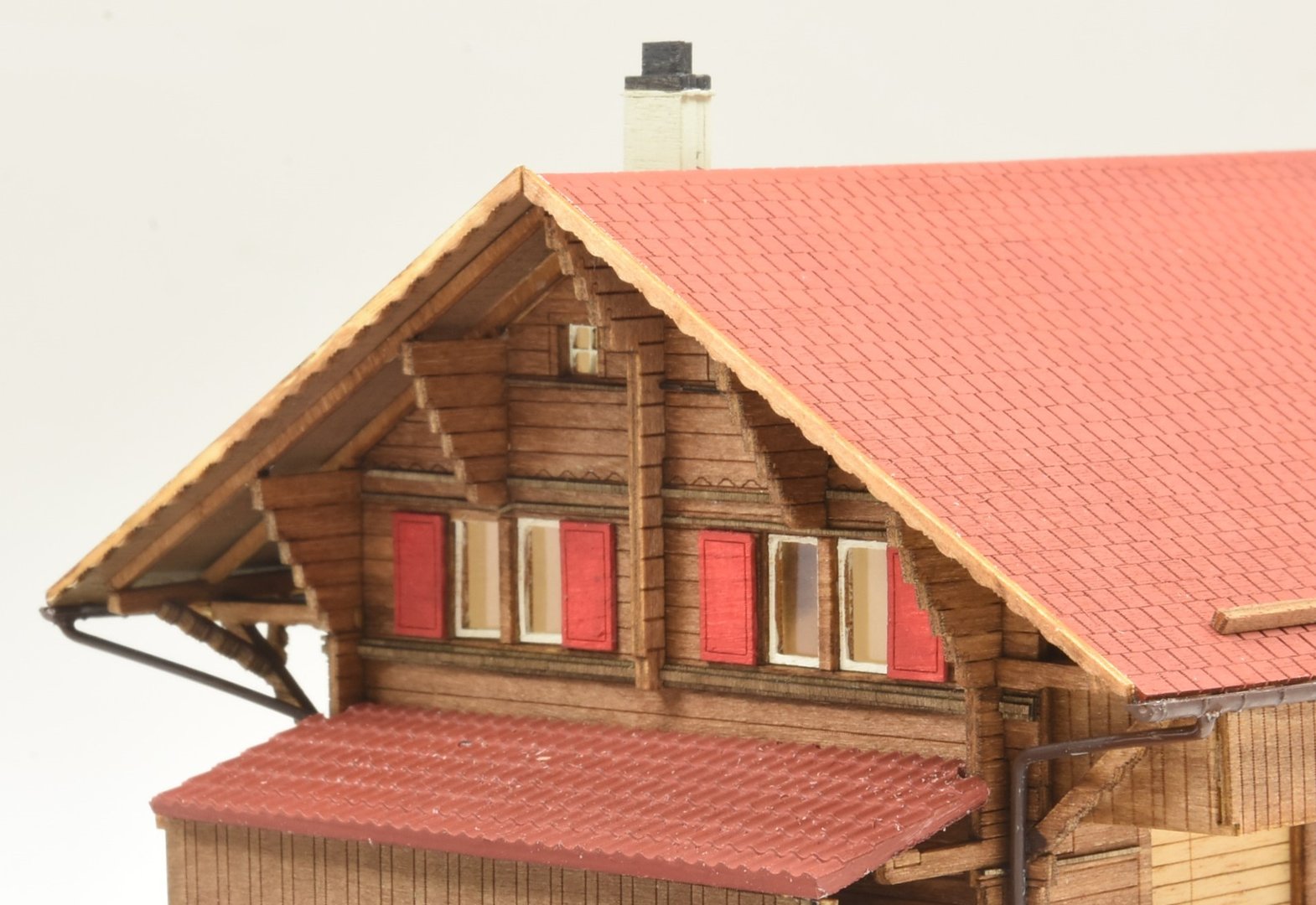 Modellbausatz Bahnhof Rueun 1:87 3
