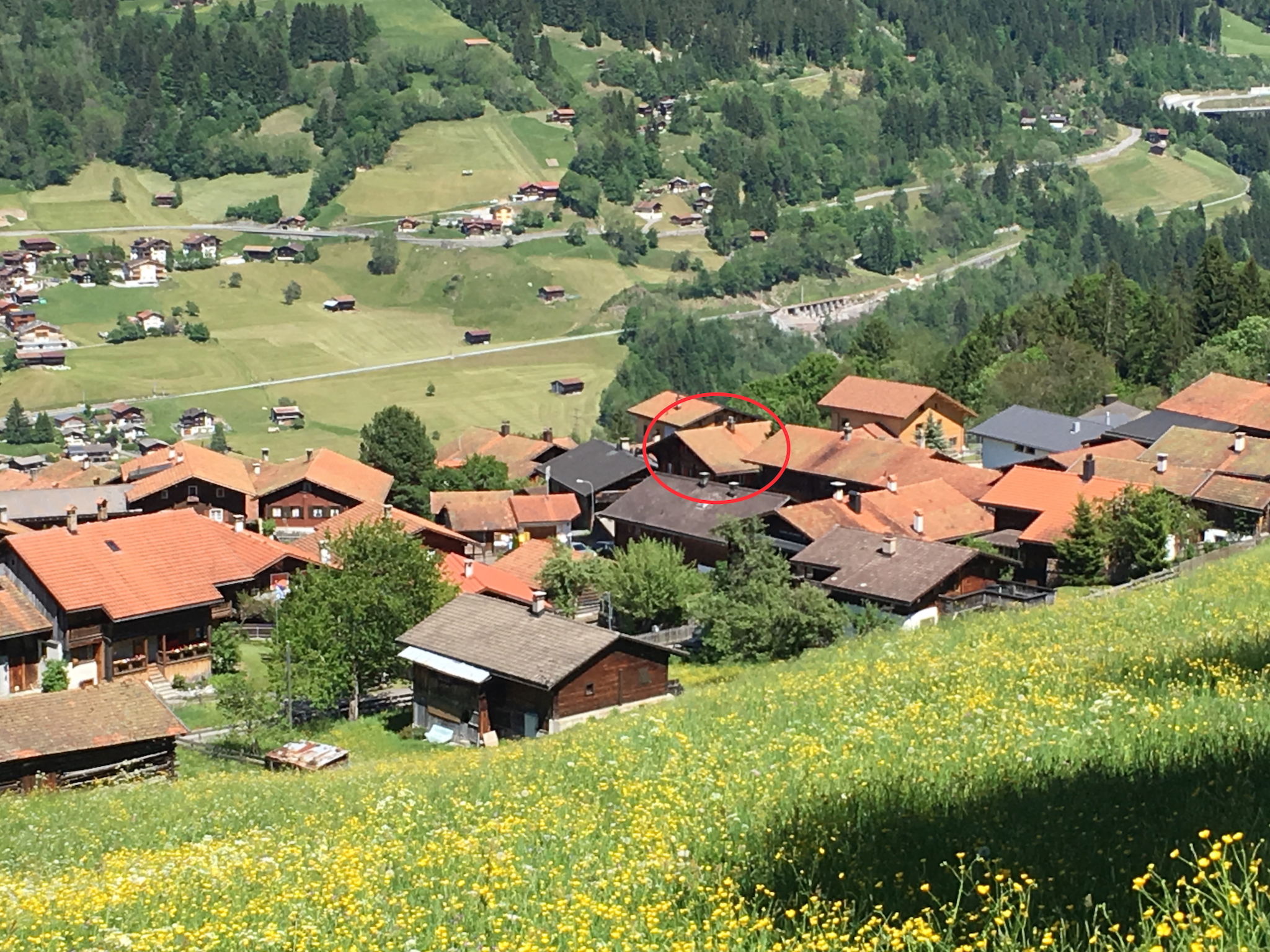interhome-Charmantes Alpen-Appartement in Conters, (Conters),
