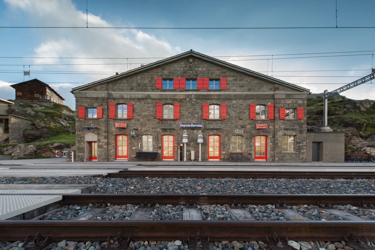 Hotelbuffet der Hospizstation Bernina