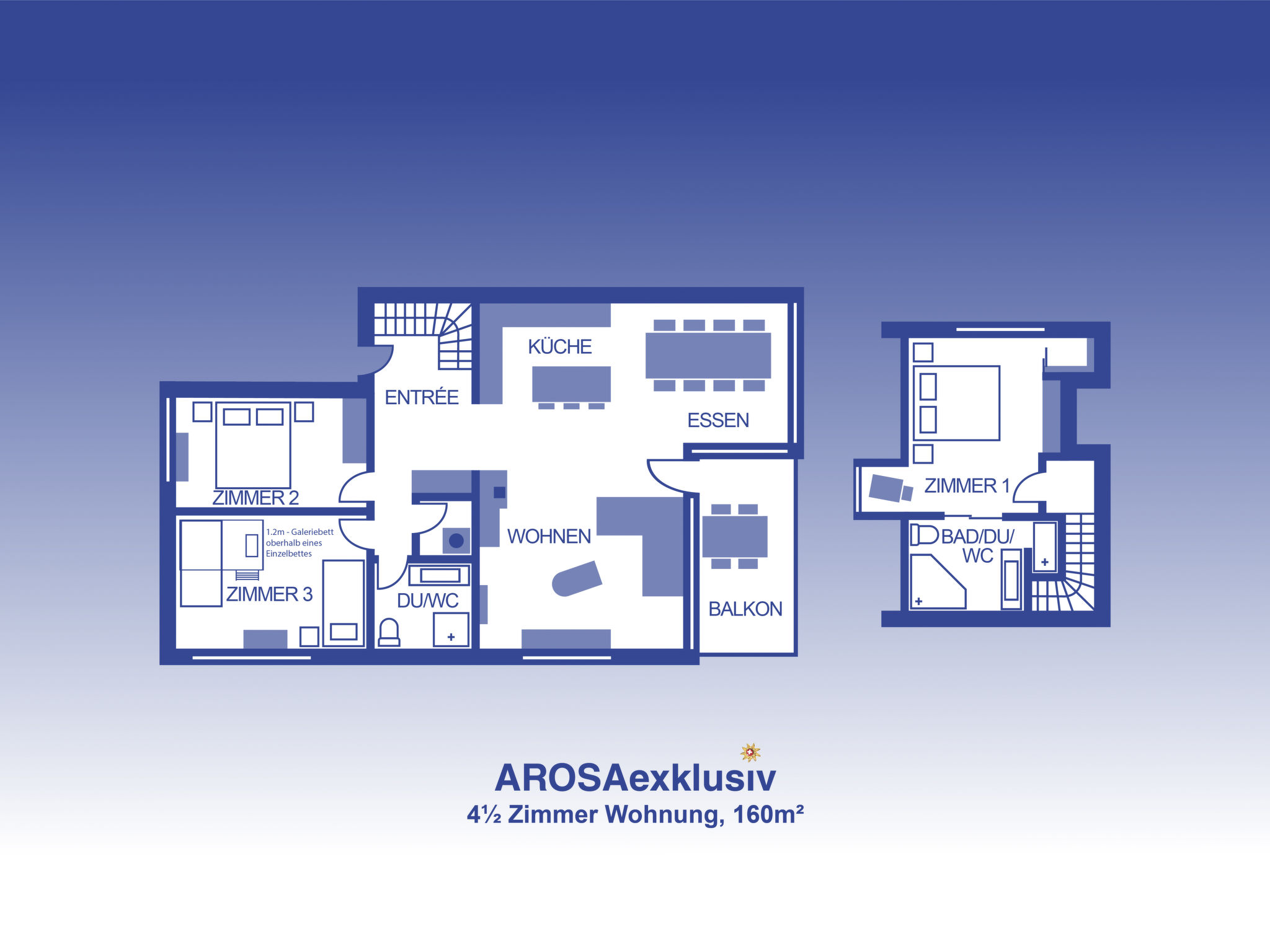 interhome-Juggasunna Appartement/Fewo, Dusche und Bad, WC, 7-Bettwohnung
