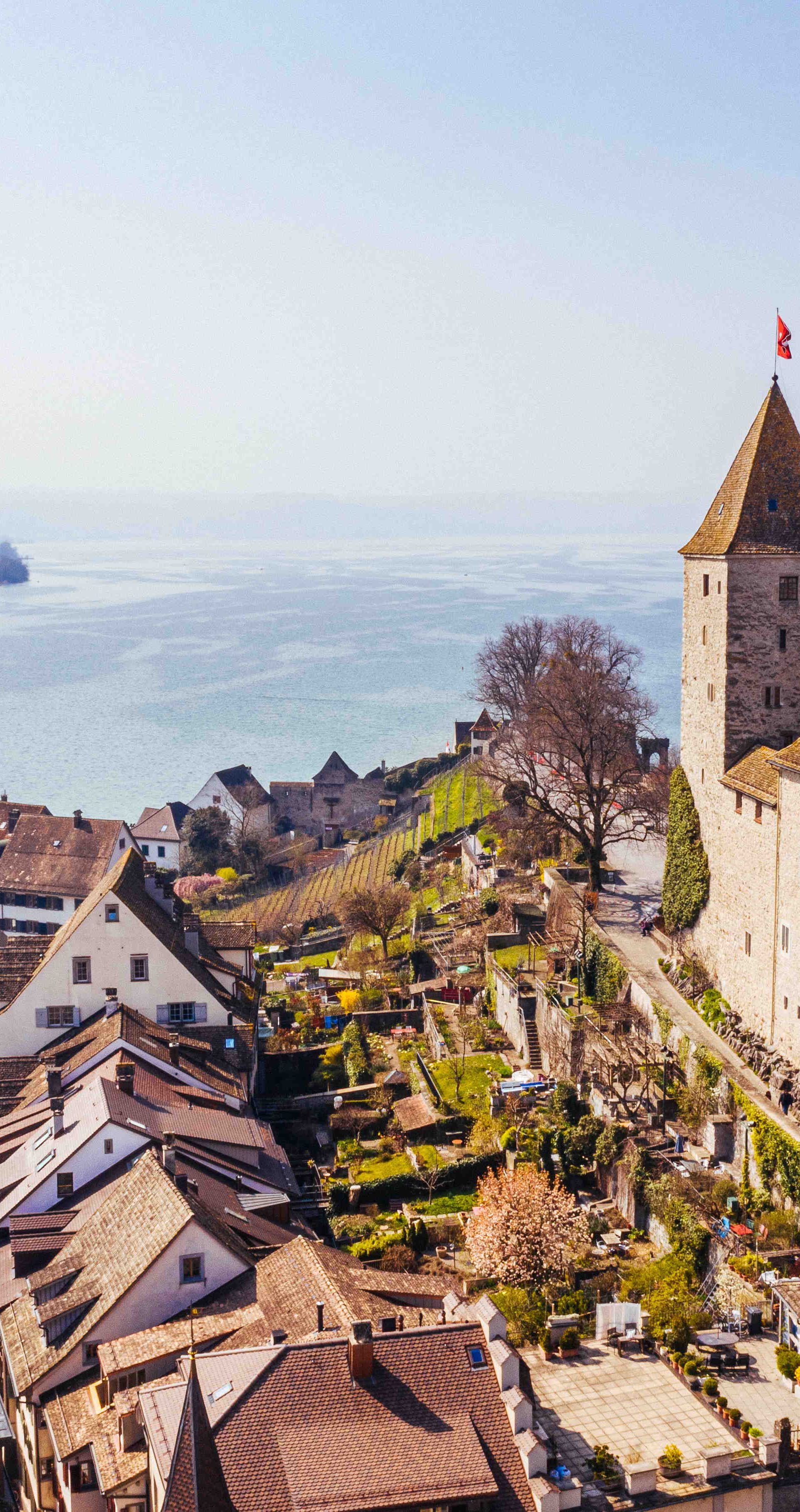 Beim Schloss Rapperswil kann man eine Besichtigung machen