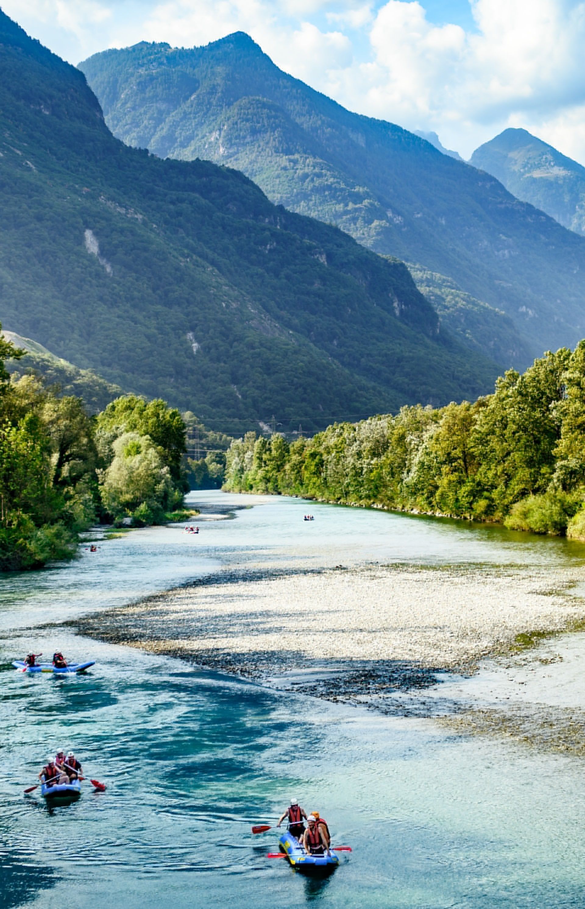 Ticino Flussfahrt