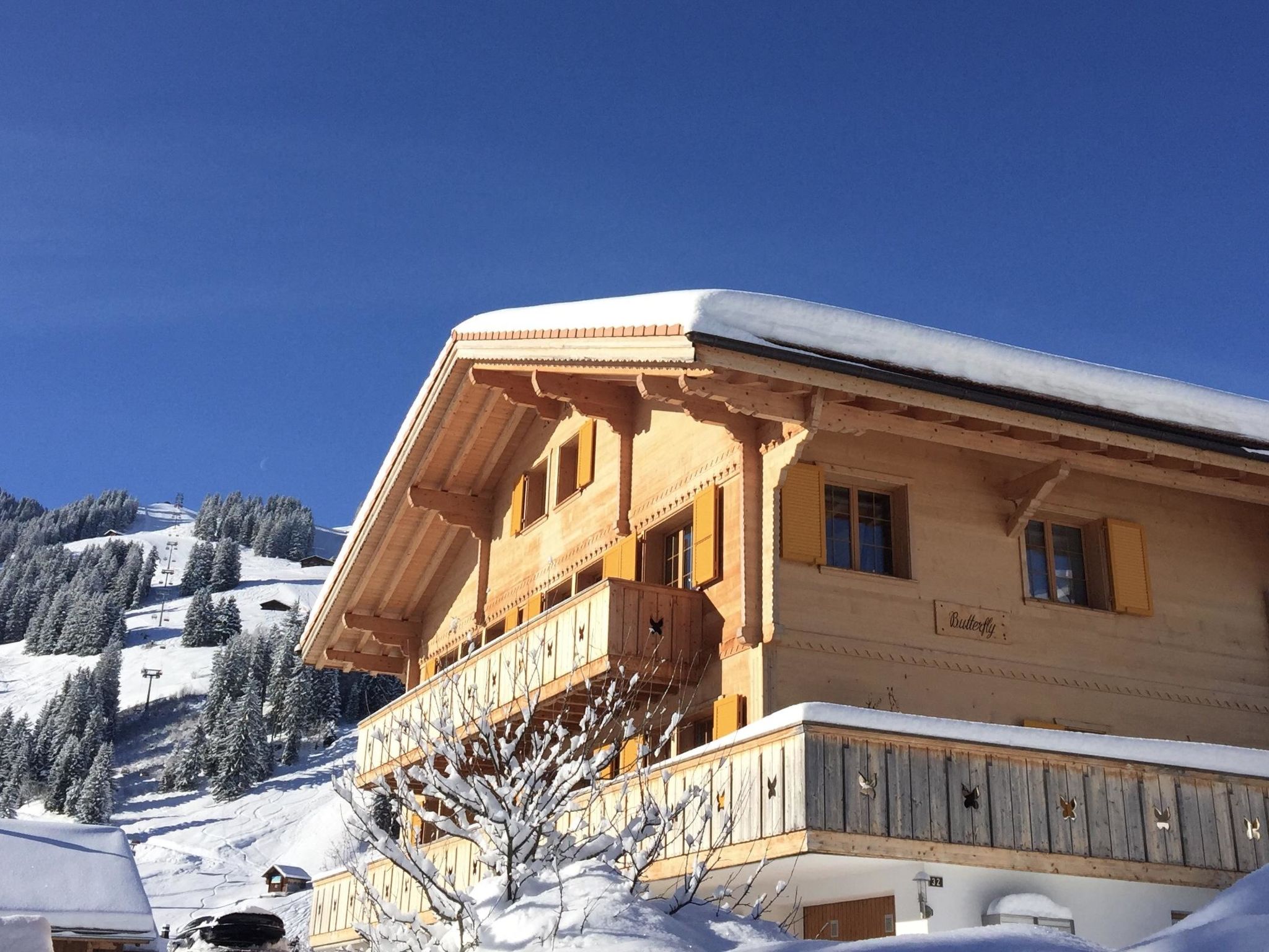 interhome-Butterfly Appartement/Fewo, Bad, WC, 3 Schlafräume 4-Zimmerwohnung