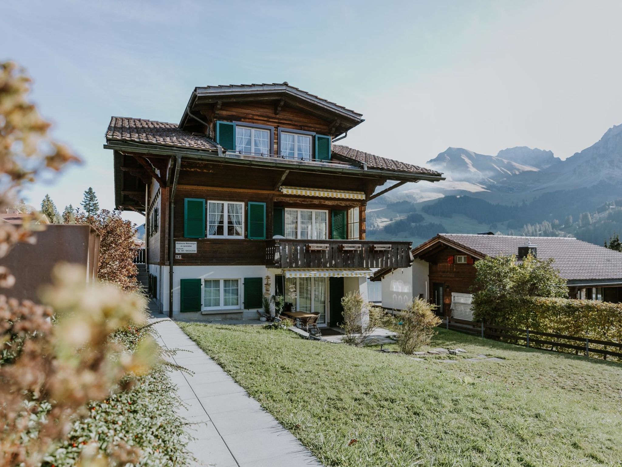 interhome-Marlis Appartement/Fewo, Bad, WC, 2 Schlafräume 3-Zimmerwohnung 1.Stock