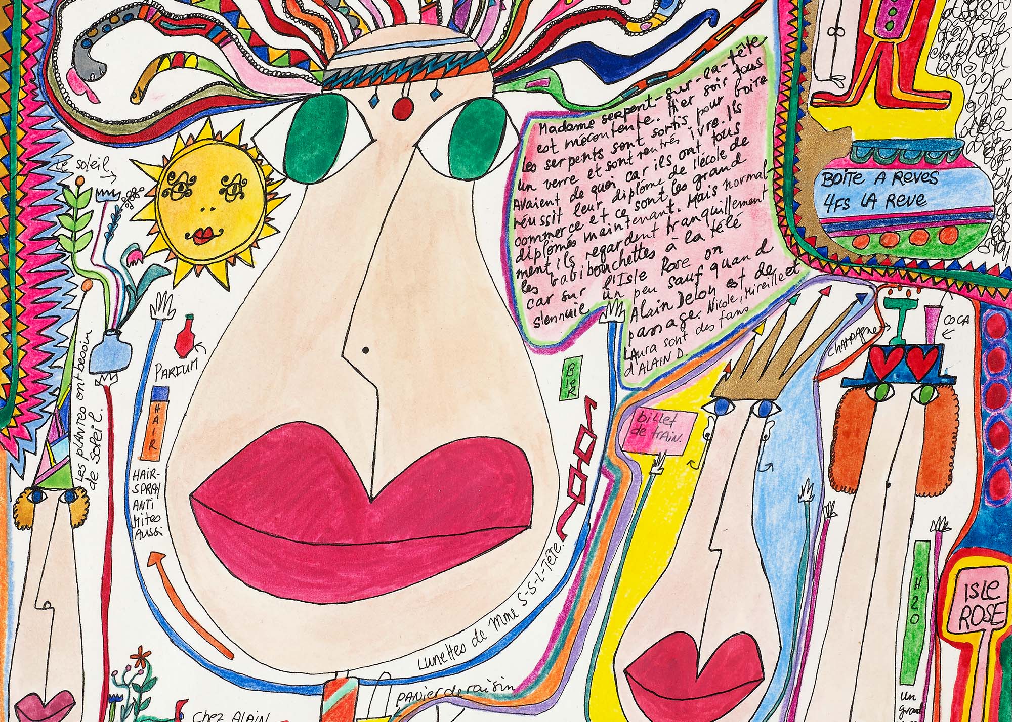 Carol Bailly «Madame serpent-sur-la-tête est mécontente»