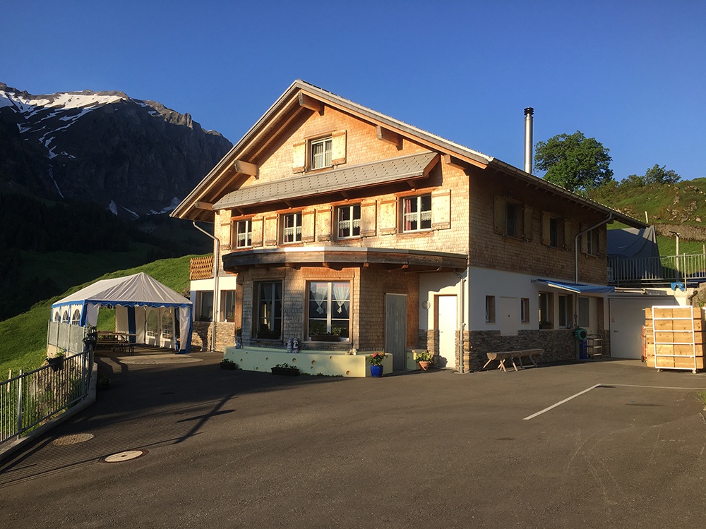 Alpine cheese dairy Pragel Bödmeren