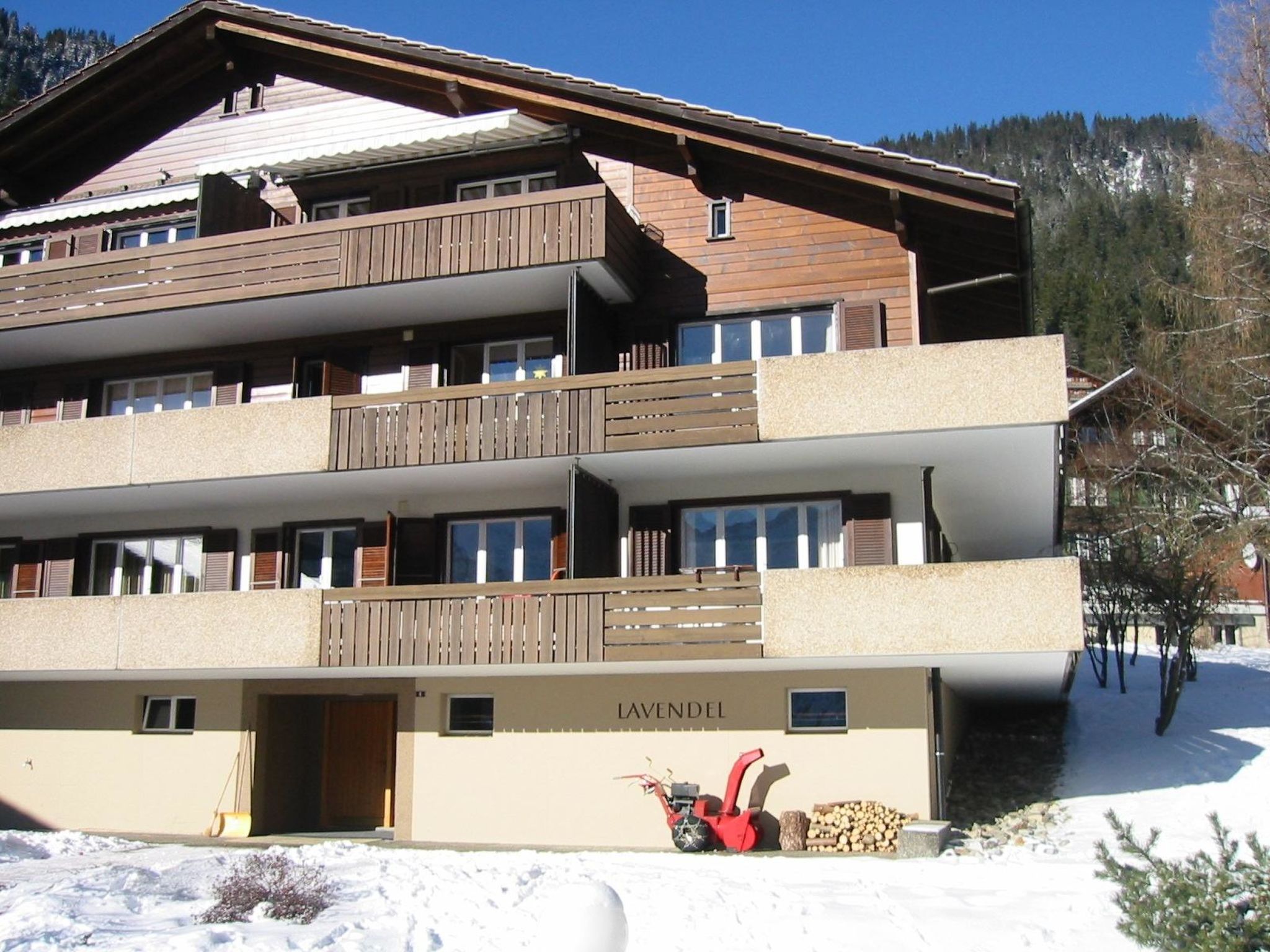 interhome-Lavendel AP B22 Appartement/Fewo, Bad, WC, 3 Schlafräume 4-Zimmerwohnung