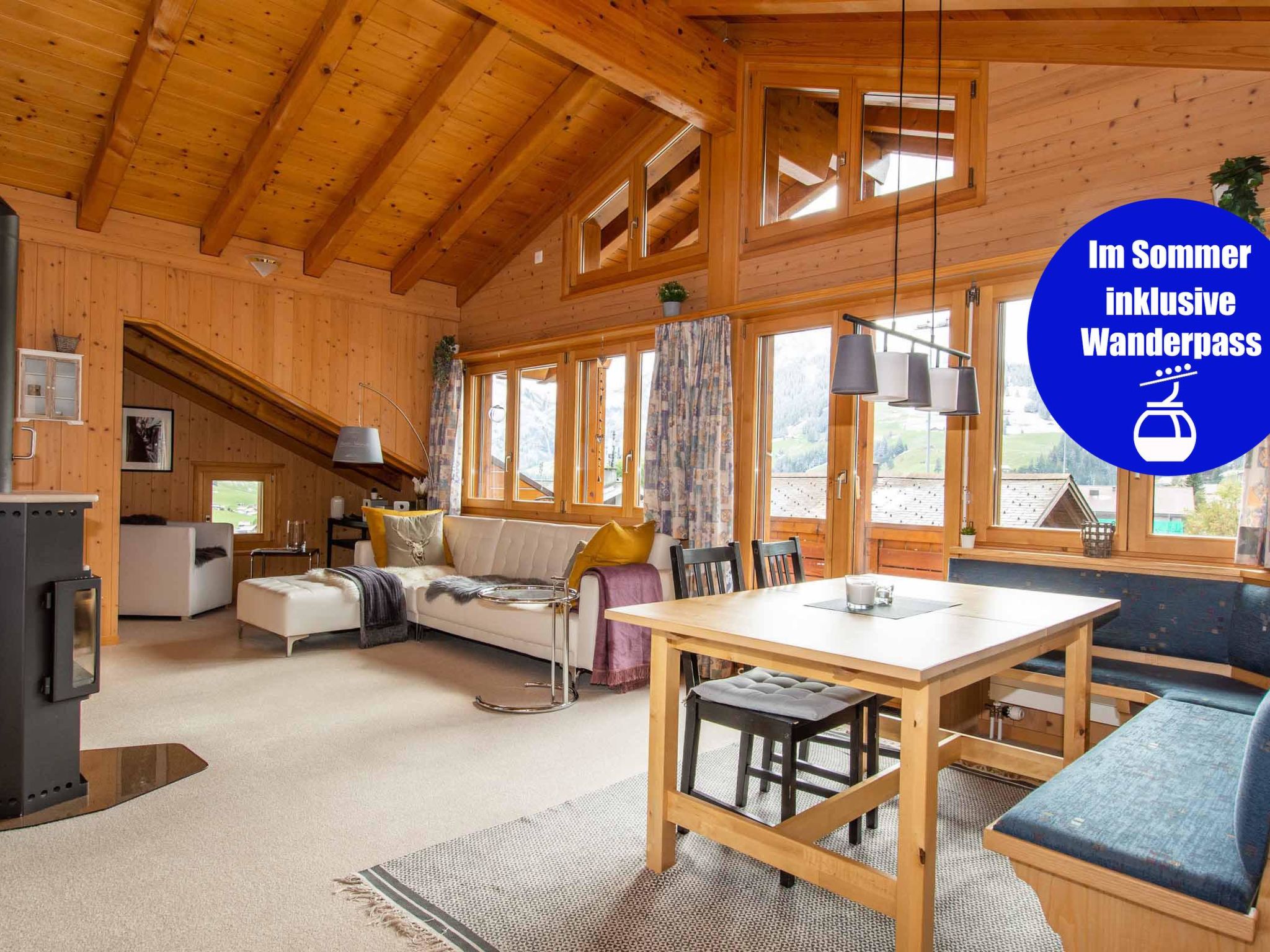 interhome-Loft Erlebnis Adelboden Appartement/Fewo, Dusche, WC, 2 Schlafräume