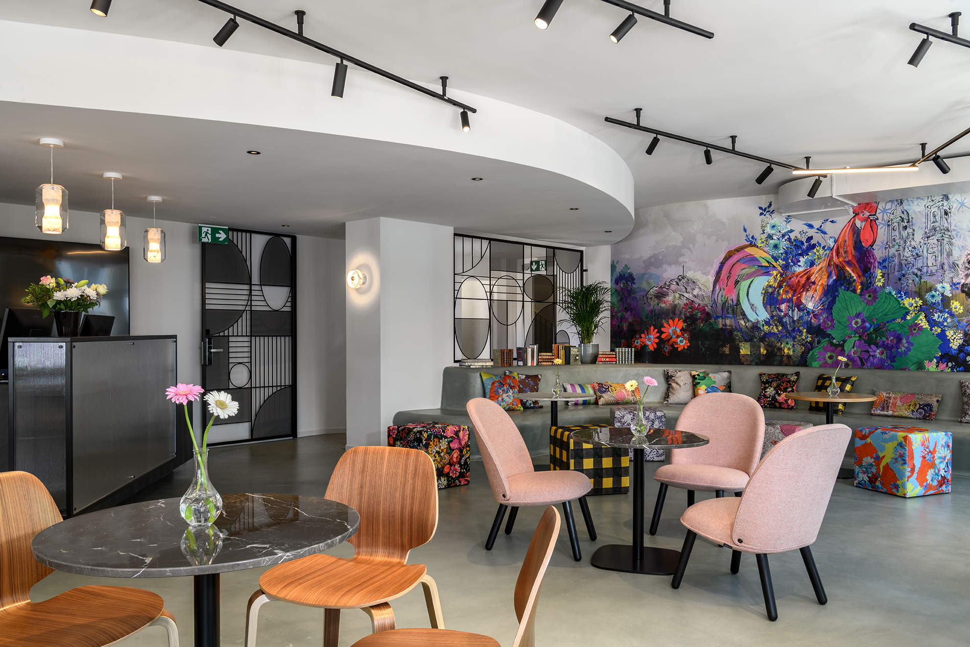 Lobby Sorell Hotel City Weissenstein