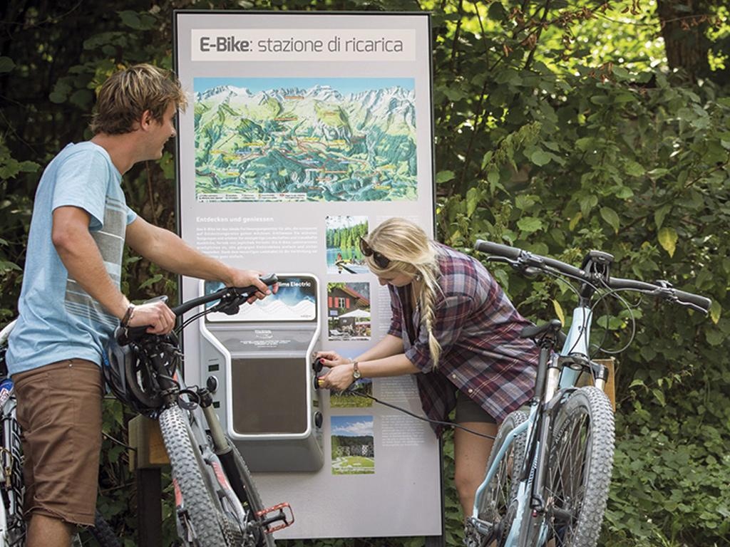 E-bike charging point Cresciano - Nucleo