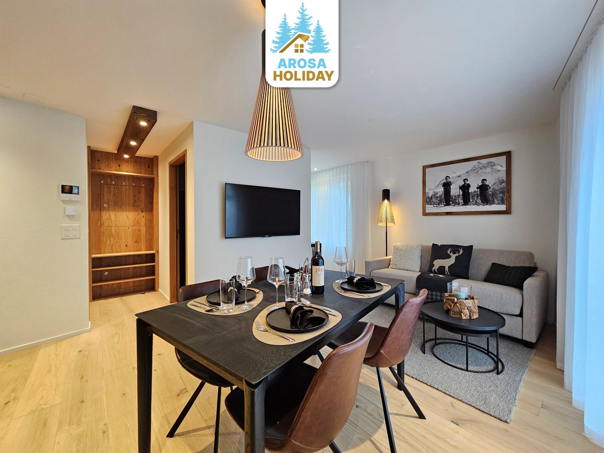interhome-Koller Tschugga by Arosa Holiday Appartement/Fewo, Dusche, WC, 4-Bettwohnung